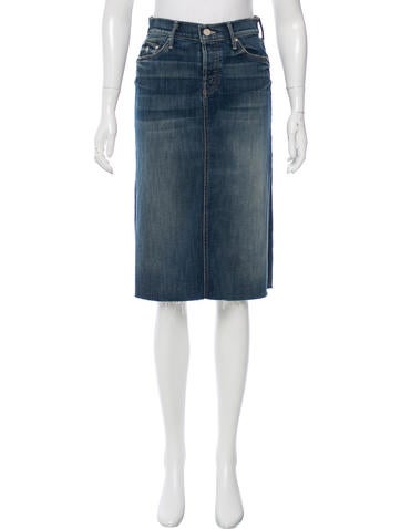 Mother Denim Pencil Skirt