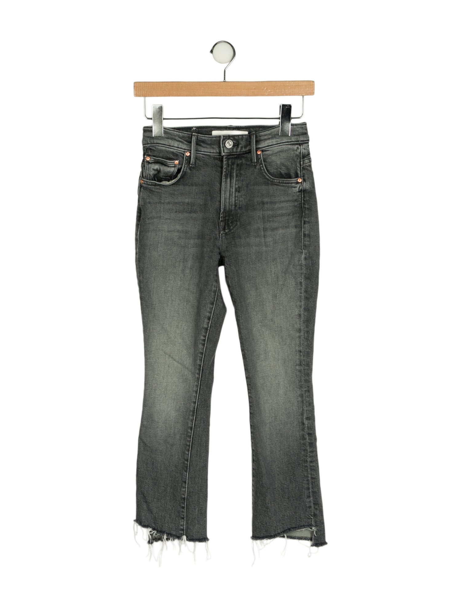 Mother Mid-Rise Straight Leg Jeans