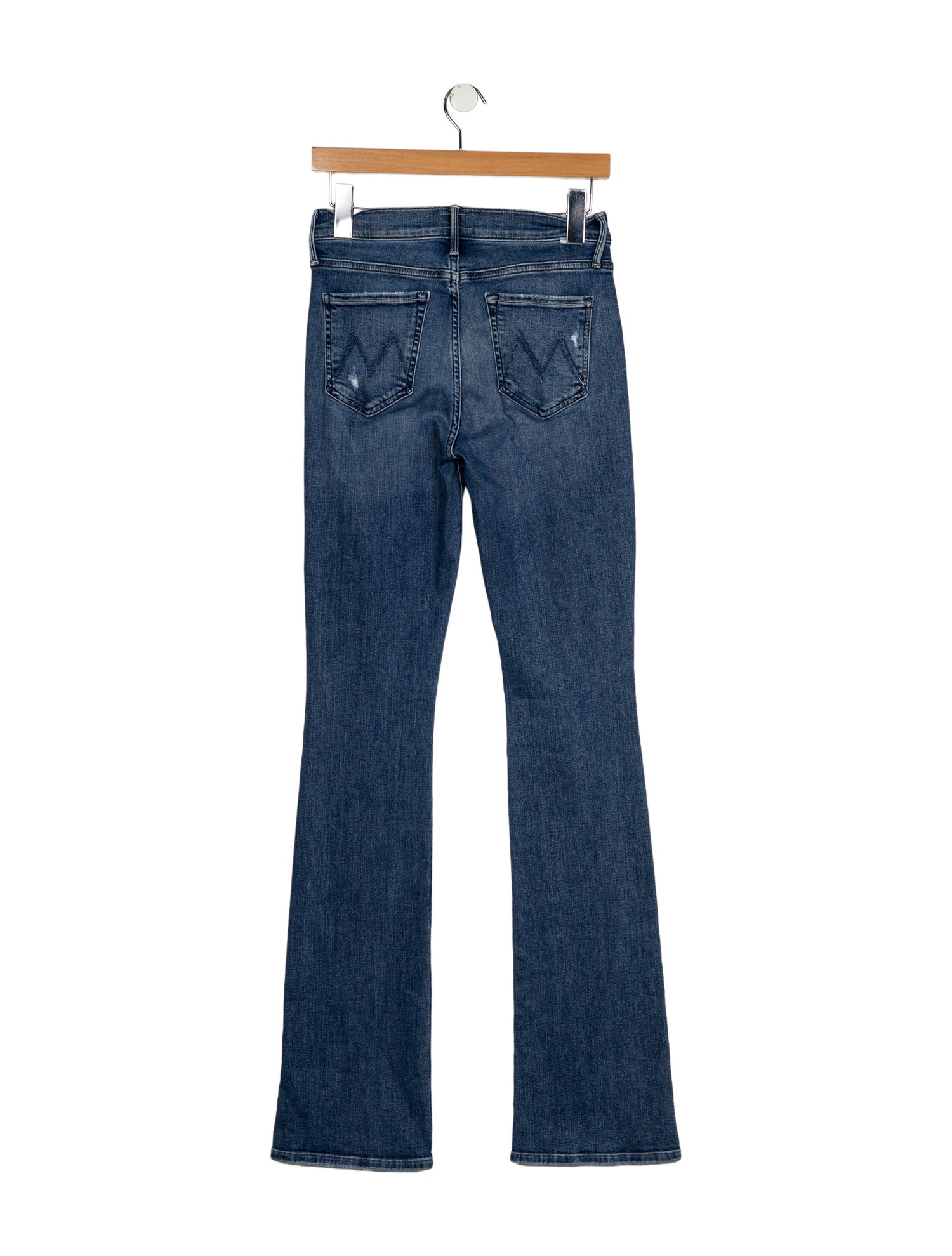 Mother Mid-Rise Straight Leg Jeans