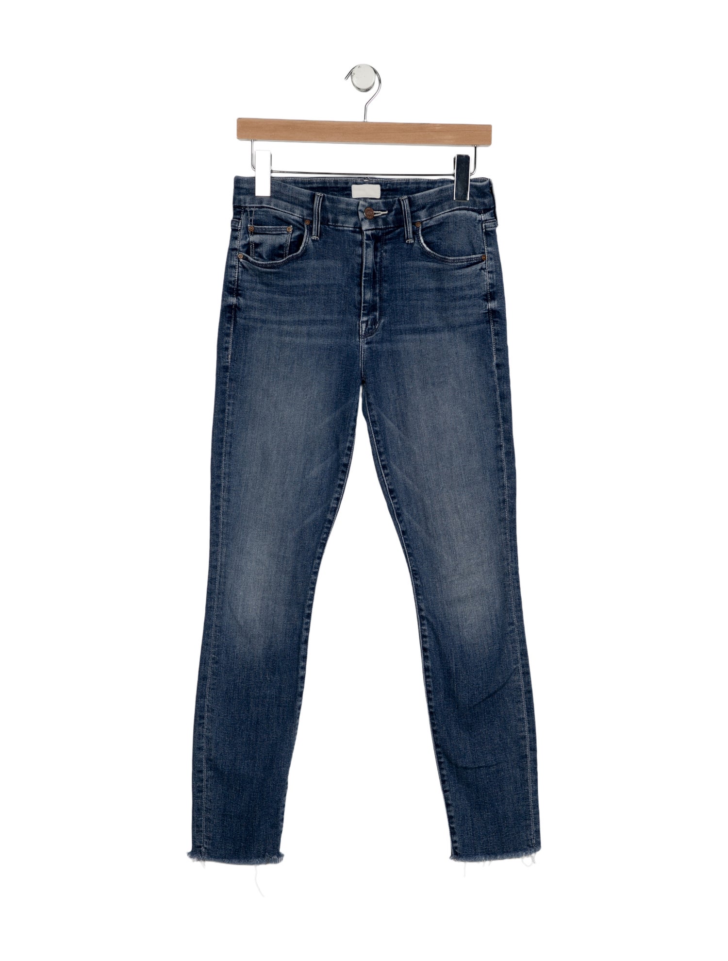 Mother Mid-Rise Skinny Leg Jeans