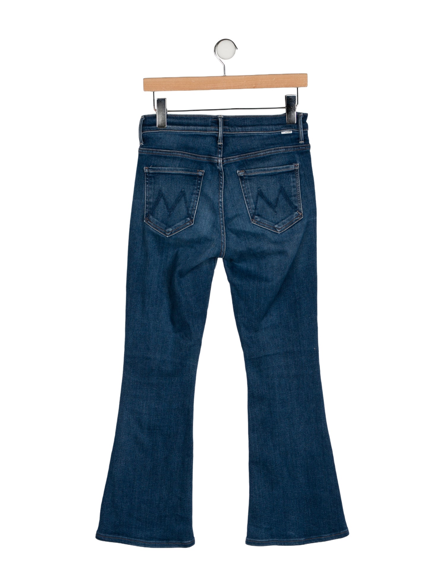 Mother Mid-Rise Wide Leg Jeans