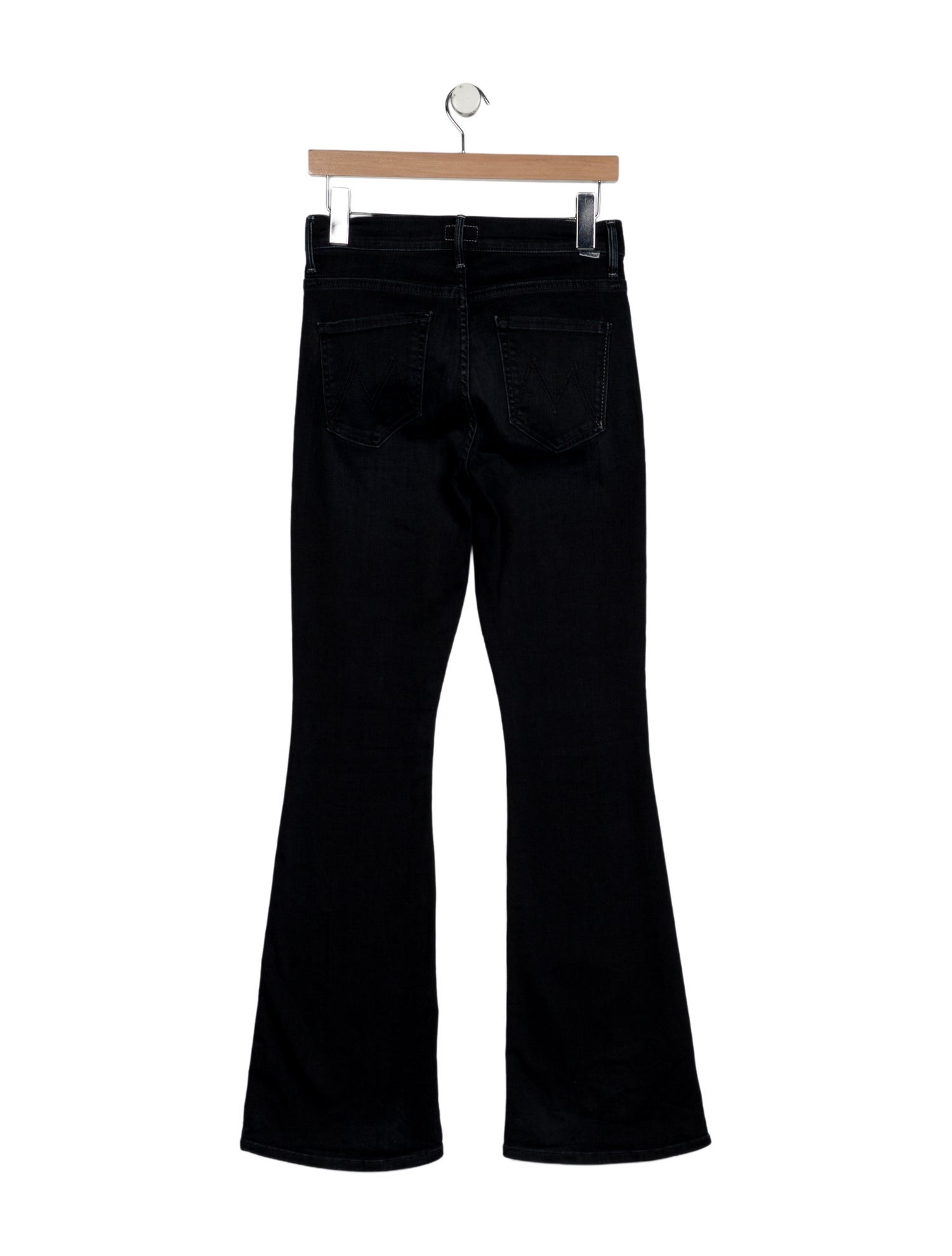 Mother Mid-Rise Wide Leg Jeans