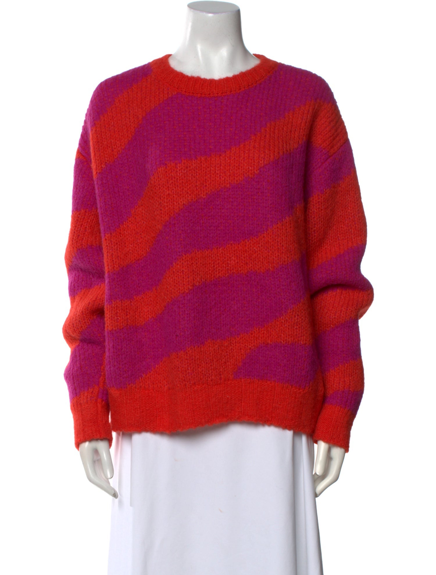 Mother Alpaca Striped Sweater