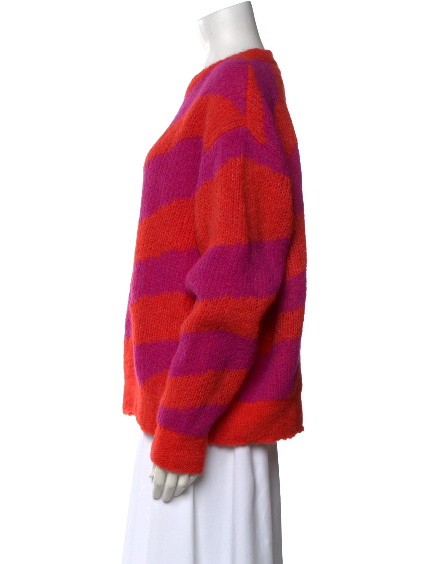 Mother Alpaca Striped Sweater