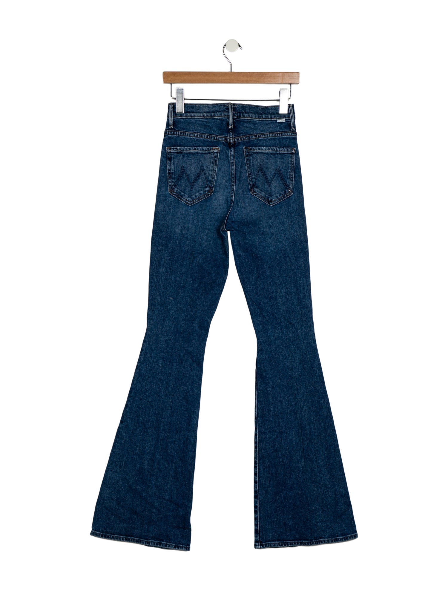 Mother Mid-Rise Wide Leg Jeans