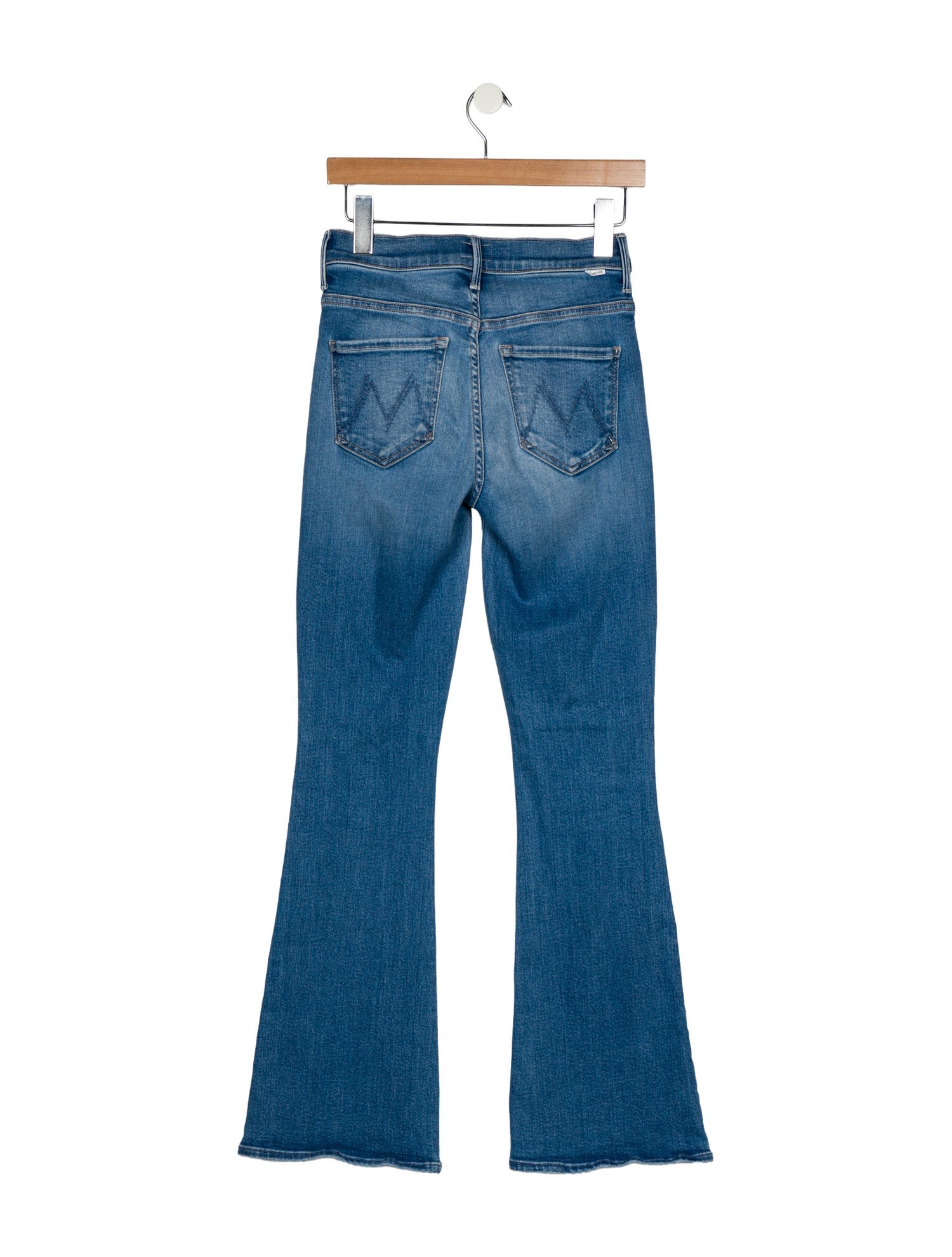 Mother Mid-Rise Wide Leg Jeans