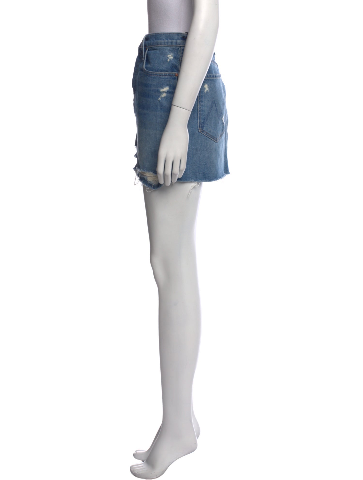 Mother Distressed Accents Mini Skirt w/ Tags
