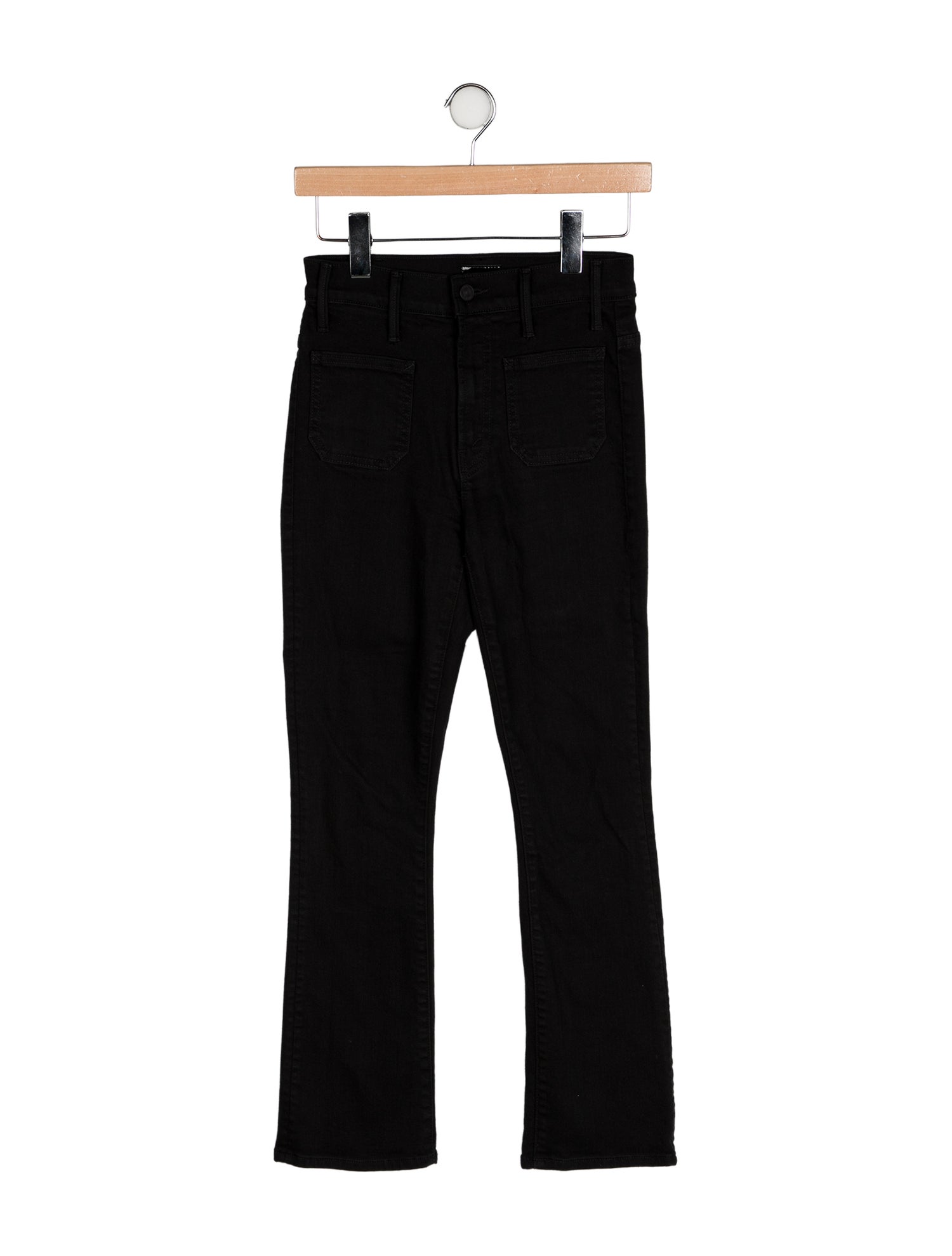Mother Mid-Rise Straight Leg Jeans