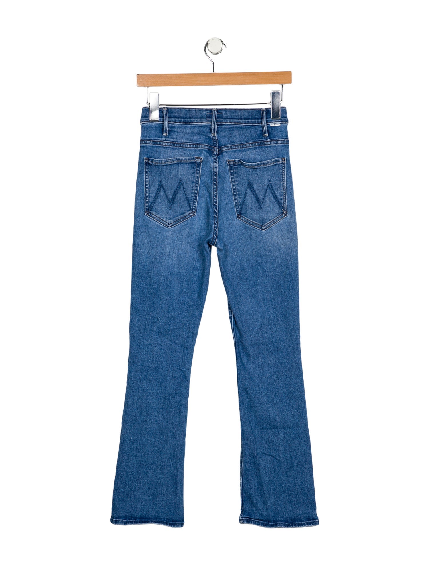 Mother Mid-Rise Straight Leg Jeans