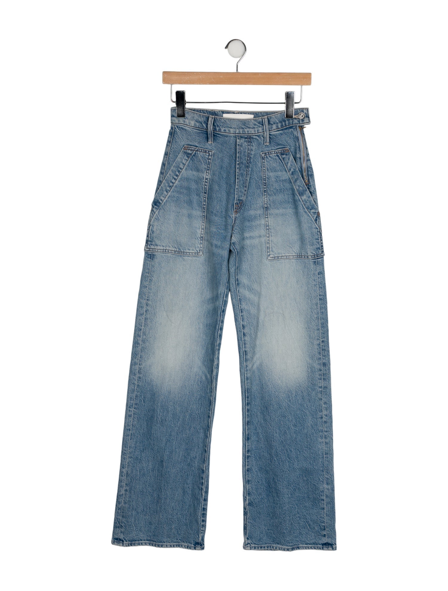 Mother High-Rise Straight Leg Jeans