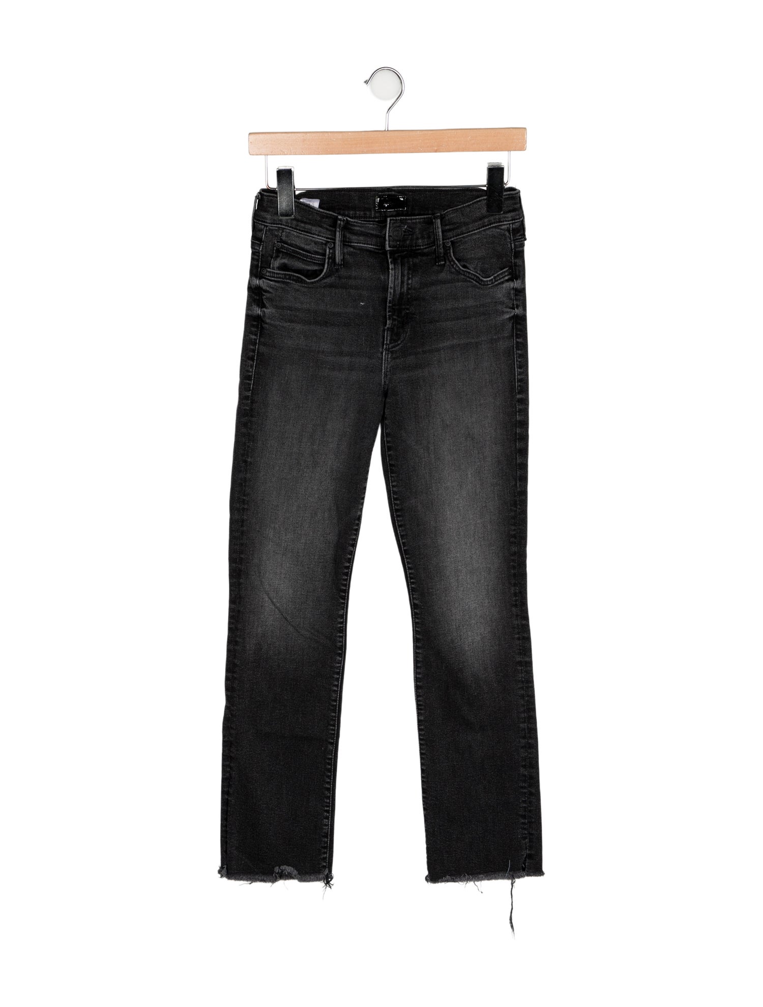 Mother Mid-Rise Straight Leg Jeans