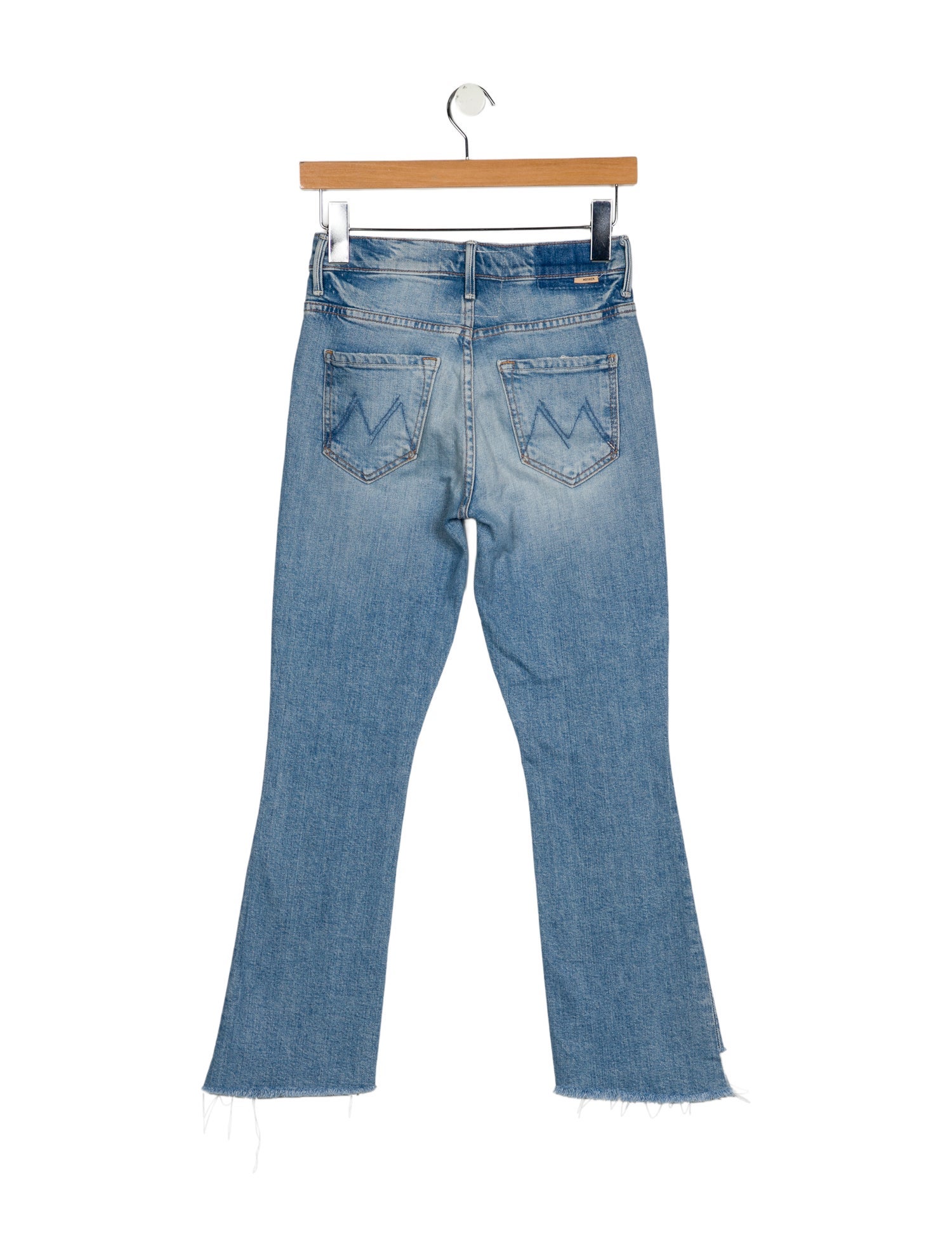 Mother Mid-Rise Straight Leg Jeans