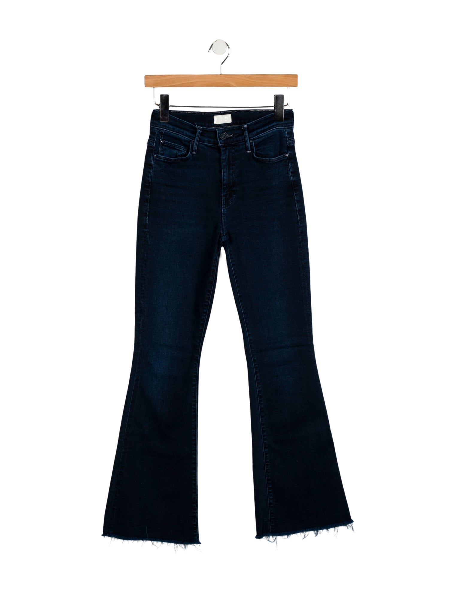 Mother Mid-Rise Wide Leg Jeans