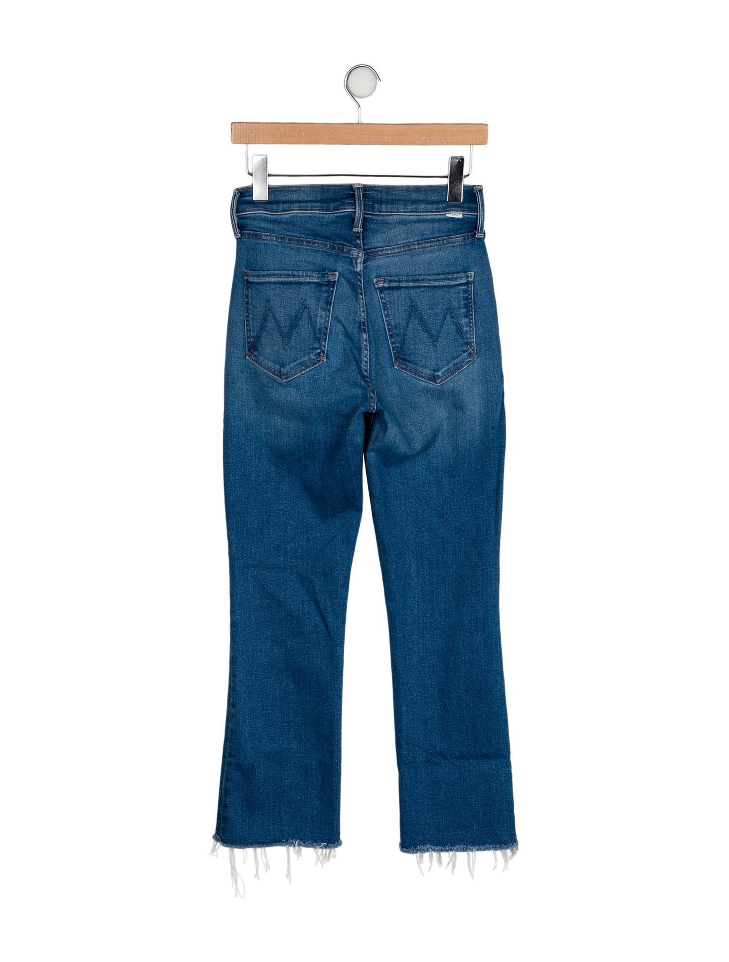 Mother Mid-Rise Straight Leg Jeans