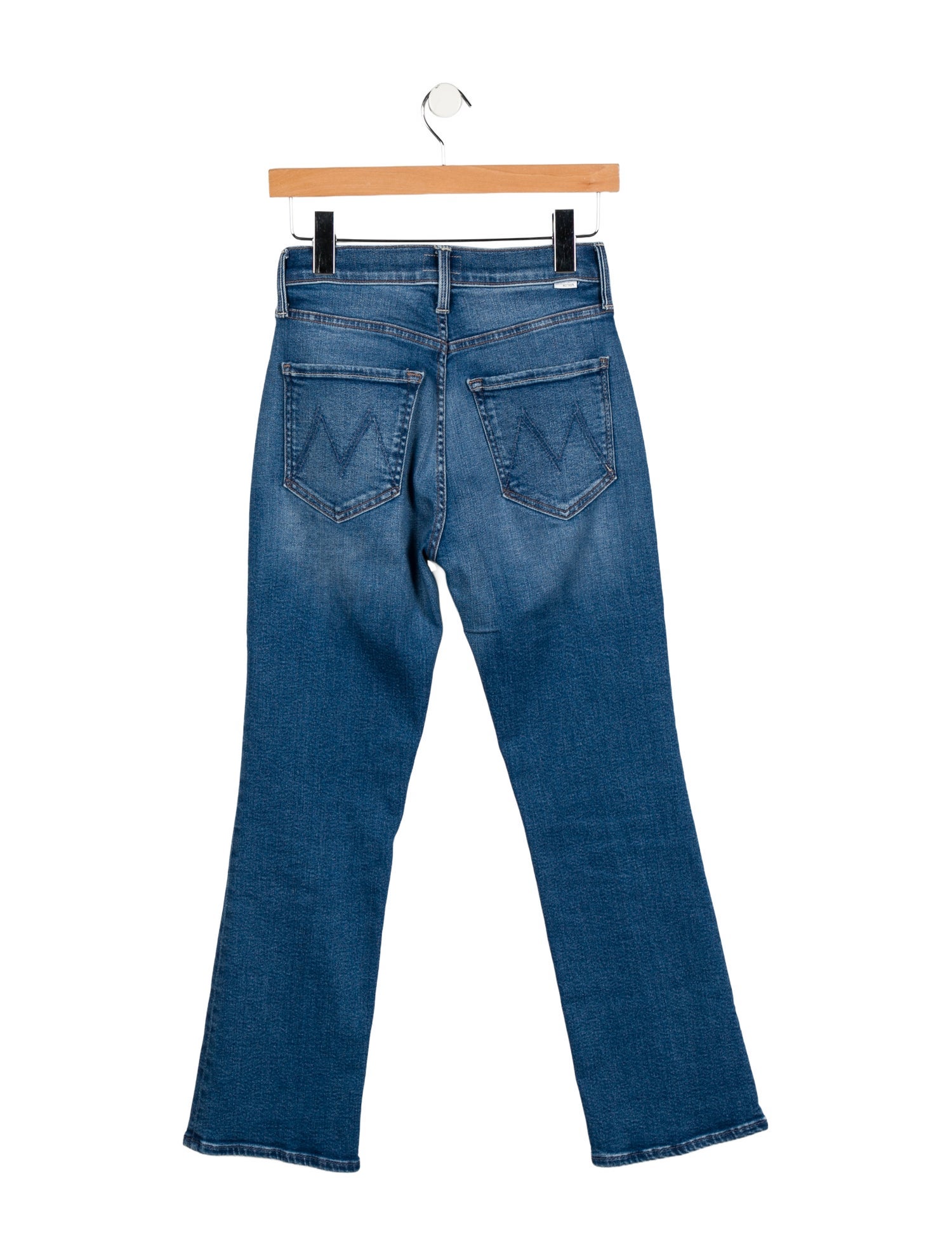 Mother Mid-Rise Straight Leg Jeans