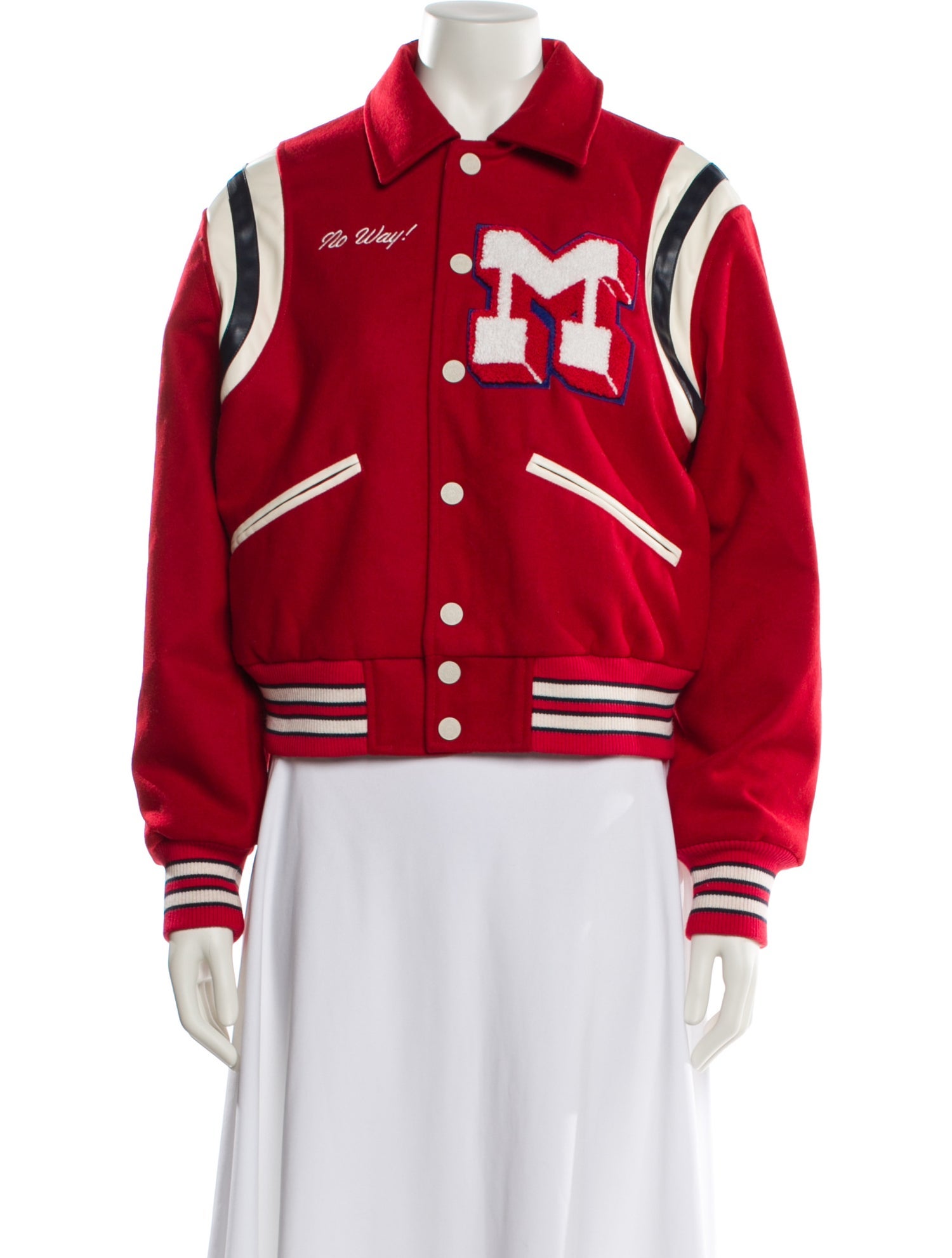 Mother Wool Graphic Print Bomber Jacket