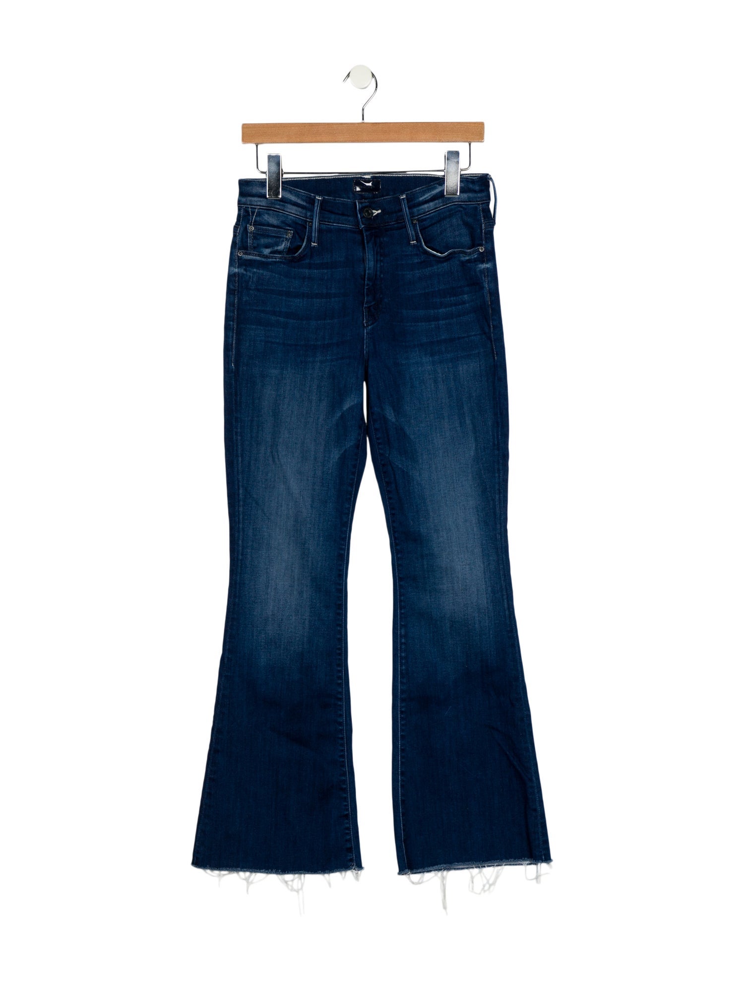 Mother Mid-Rise Wide Leg Jeans