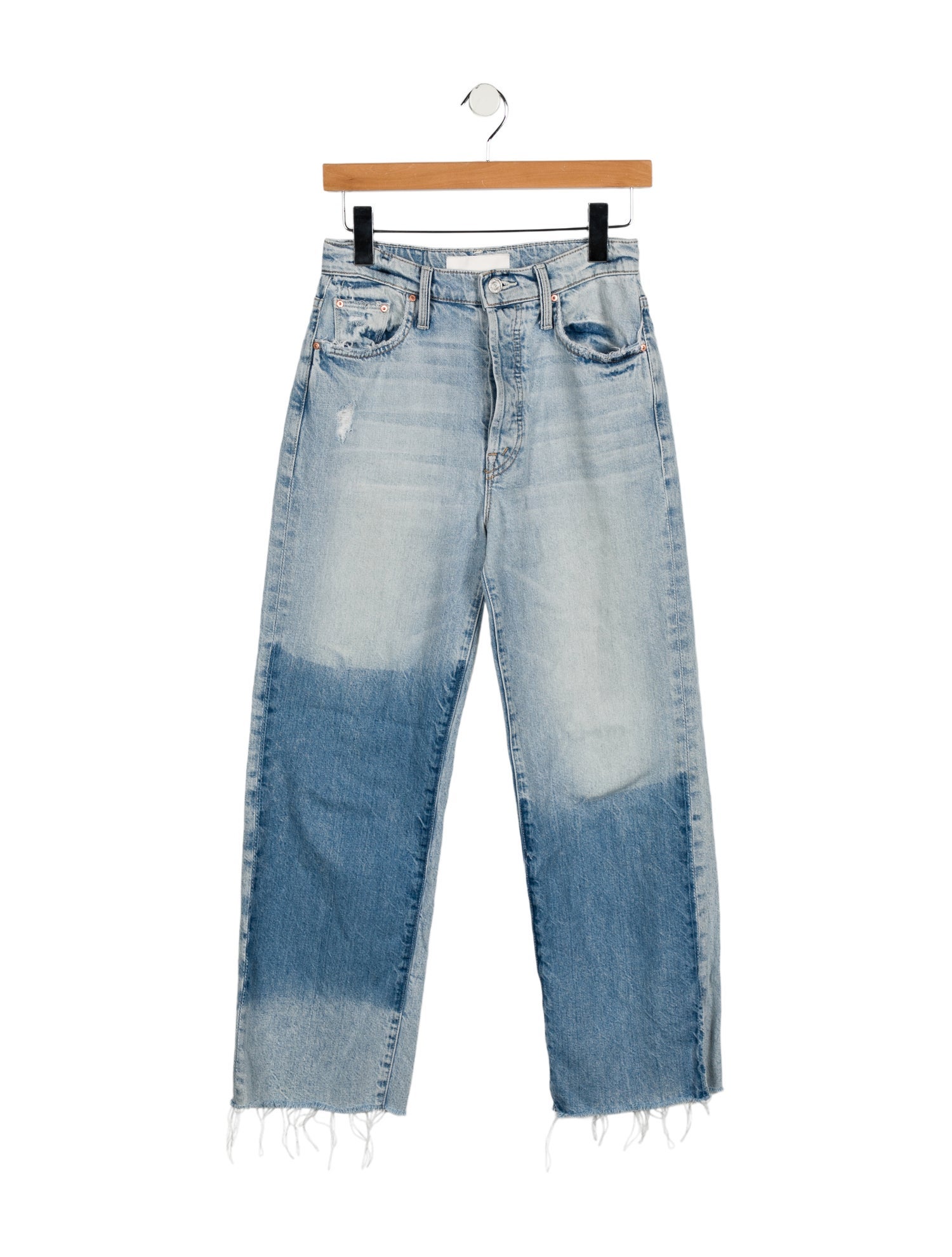 Mother High-Rise Straight Leg Jeans