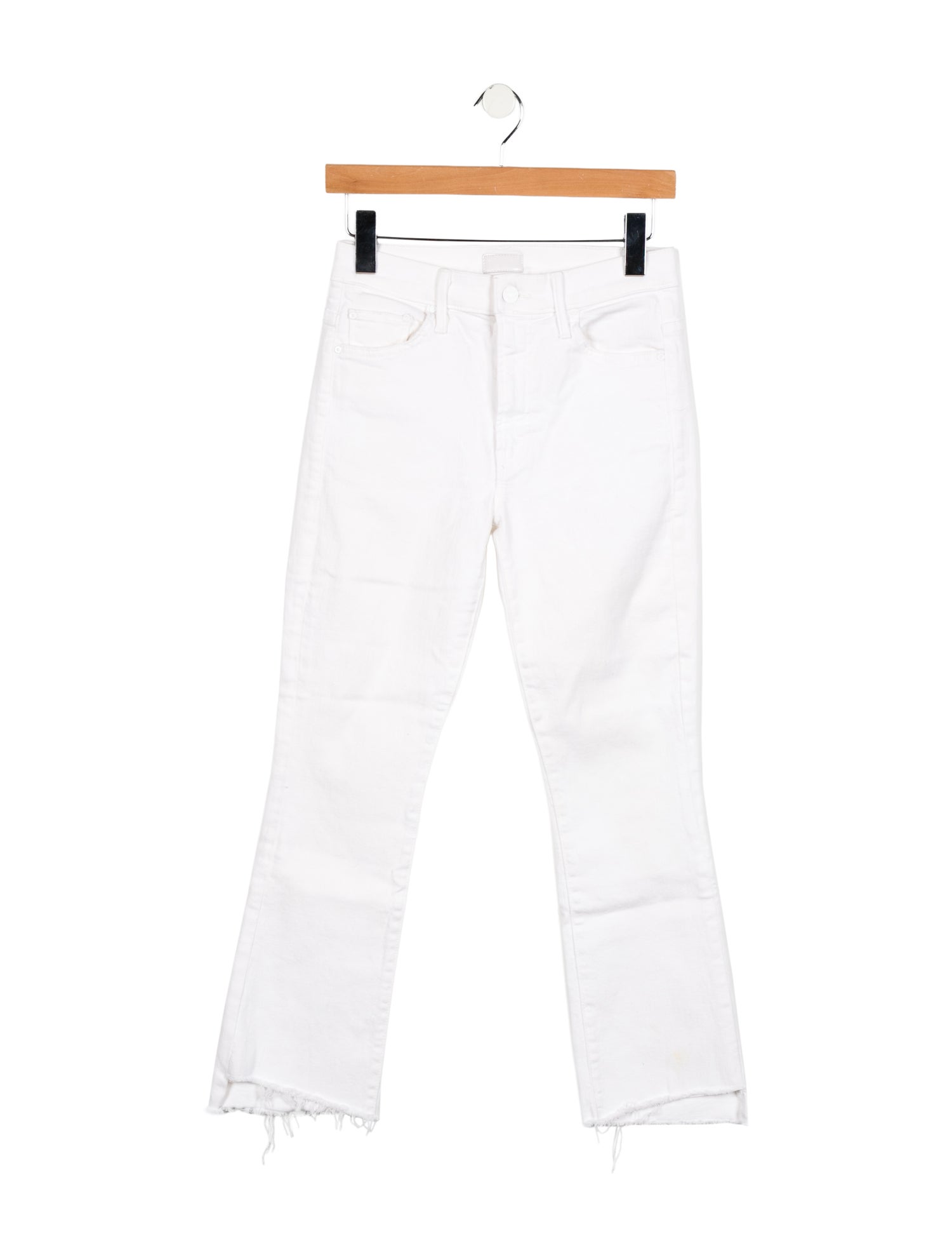 Mother Mid-Rise Straight Leg Jeans