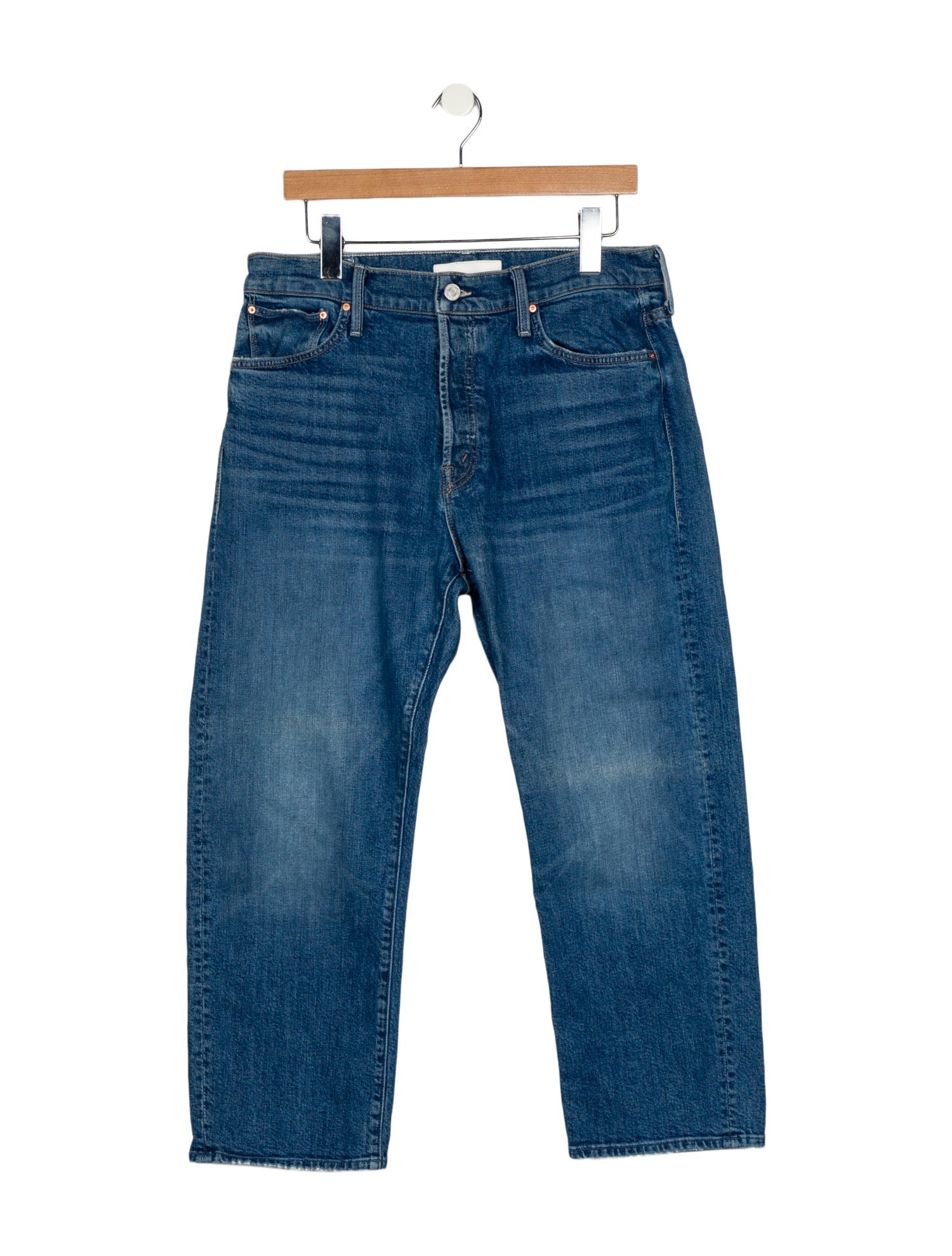Mother High-Rise Straight Leg Jeans