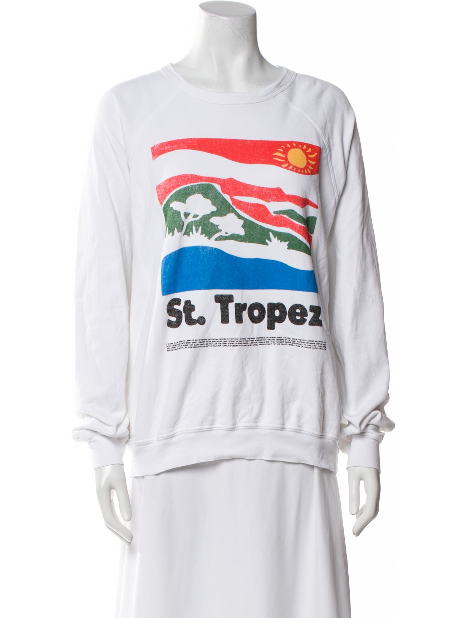 Mother Graphic Print Crew Neck Sweatshirt