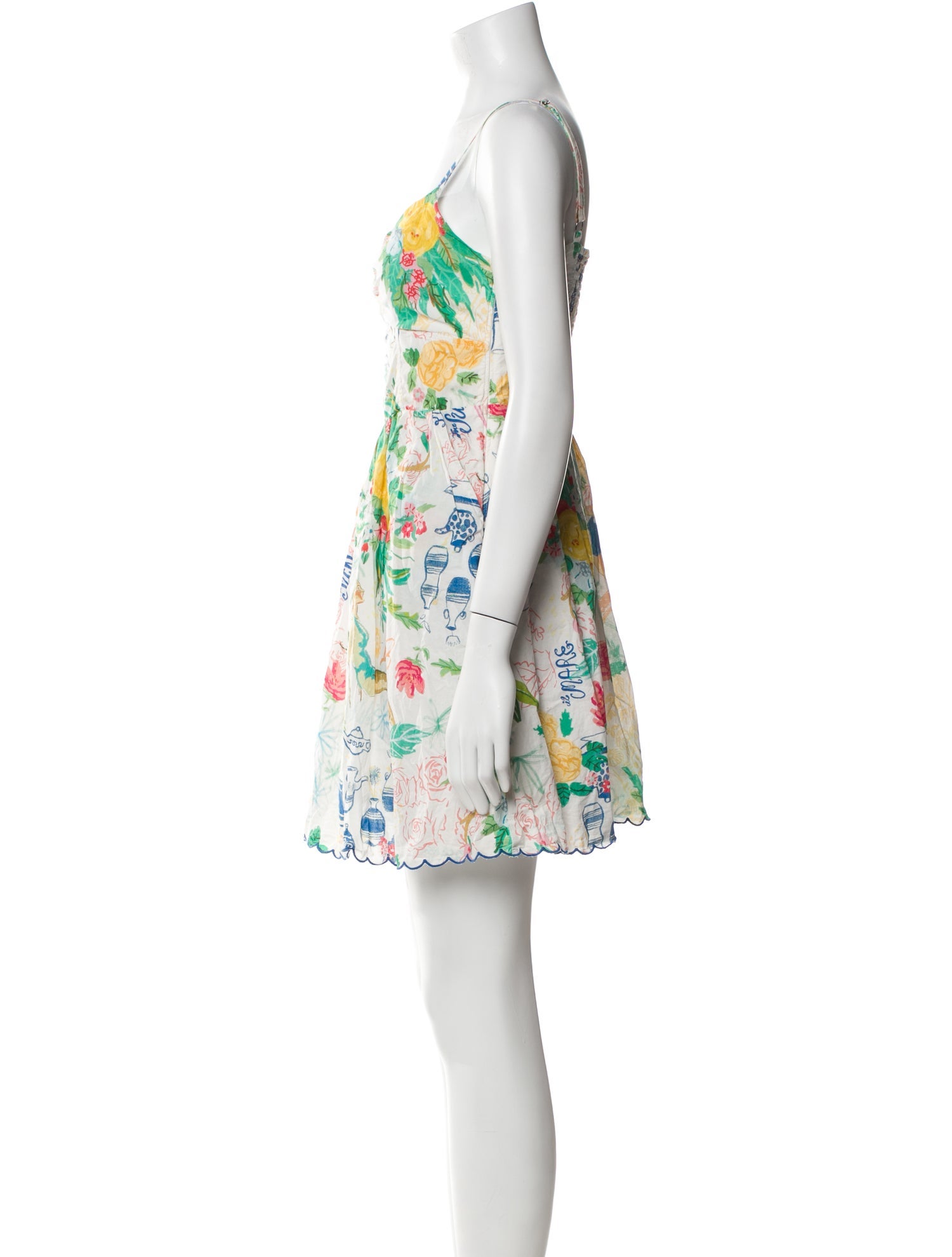 Mother Floral Print Mini Dress