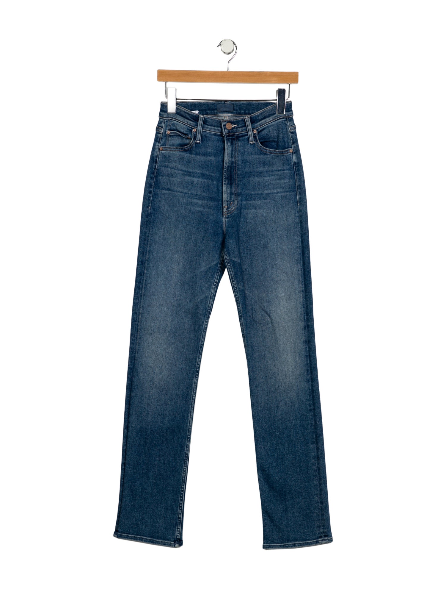 Mother High-Rise Straight Leg Jeans