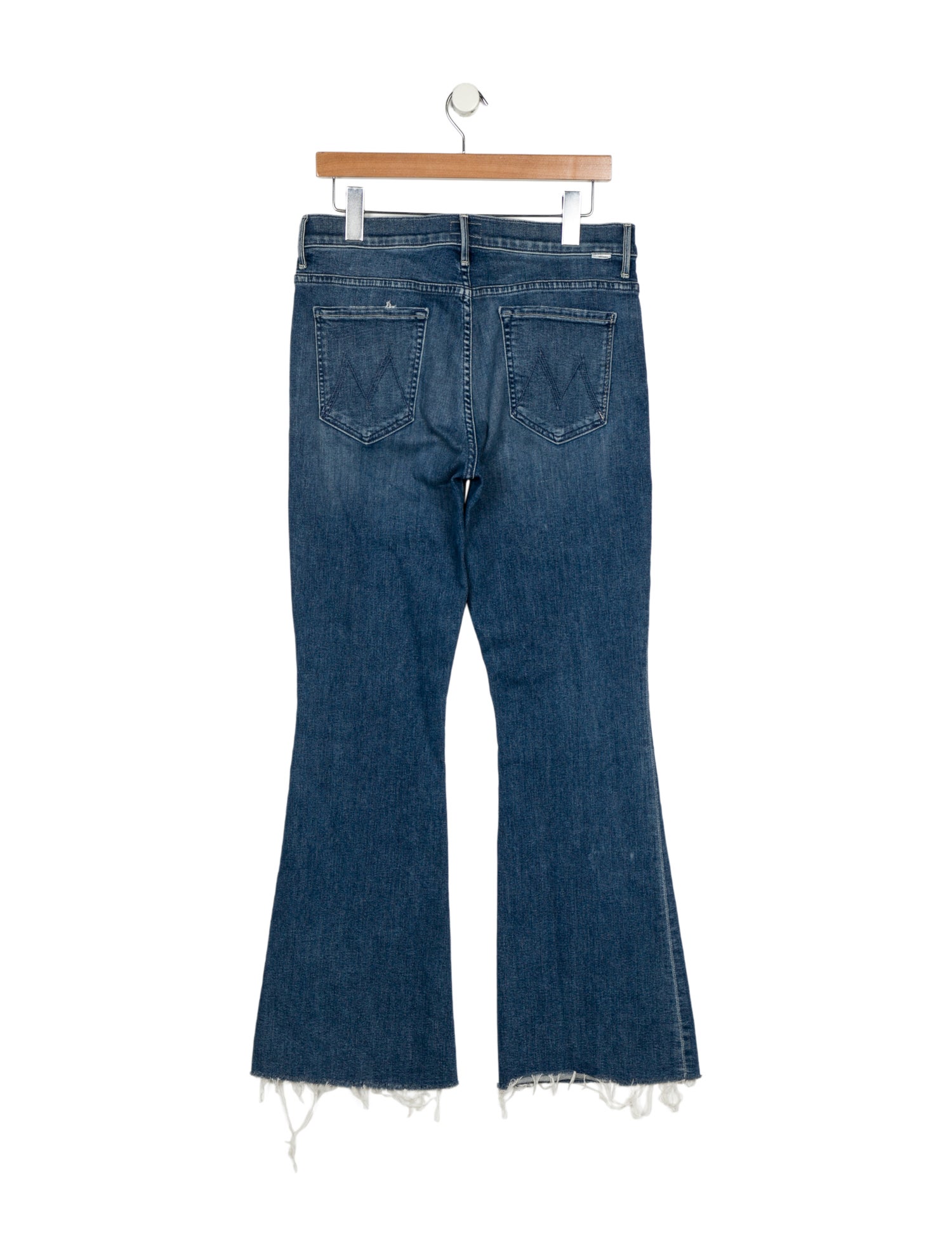 Mother Mid-Rise Wide Leg Jeans