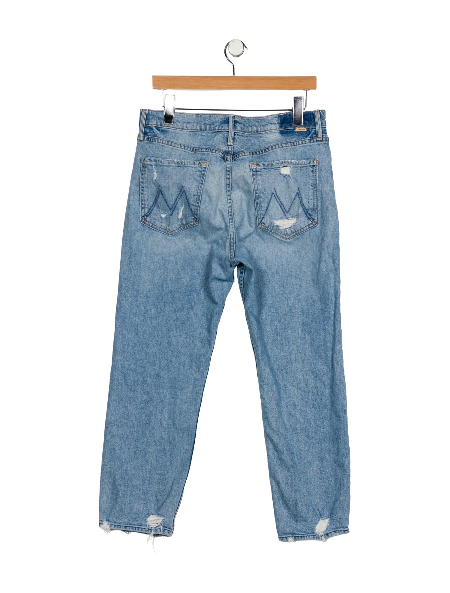 Mother High-Rise Straight Leg Jeans