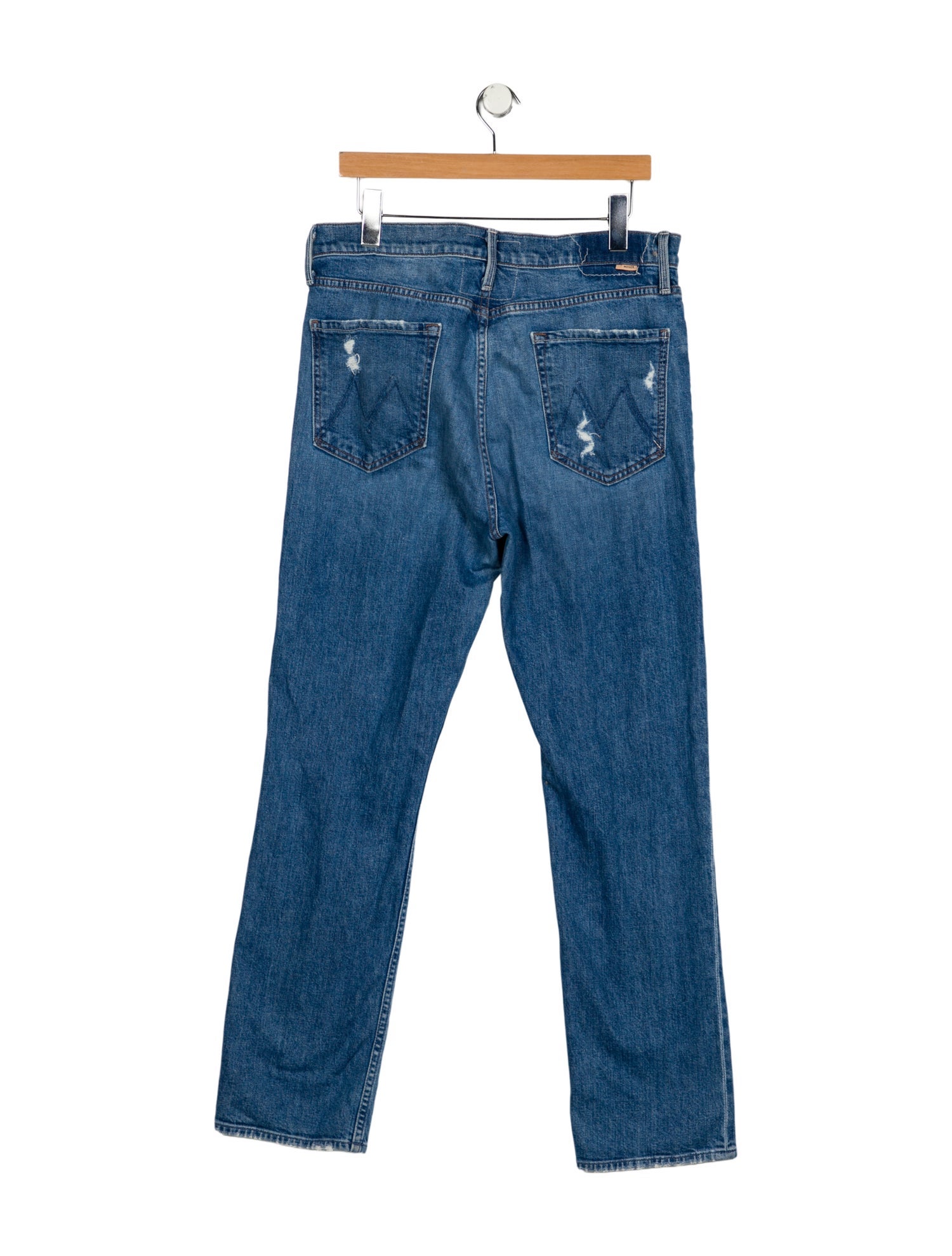Mother High-Rise Straight Leg Jeans