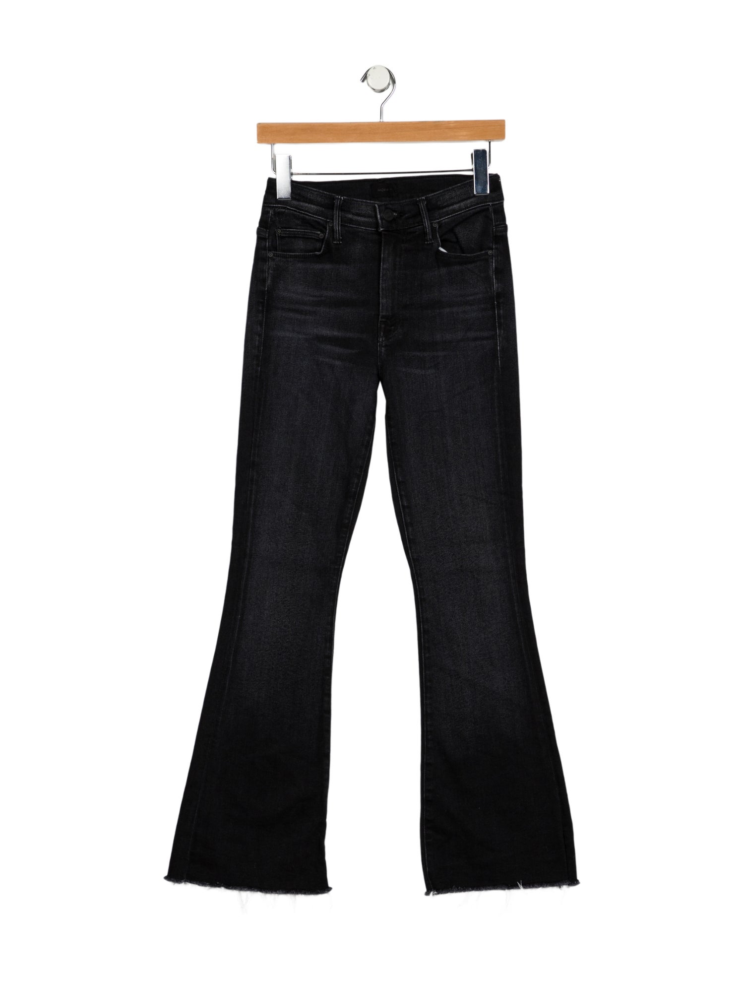 Mother Mid-Rise Wide Leg Jeans