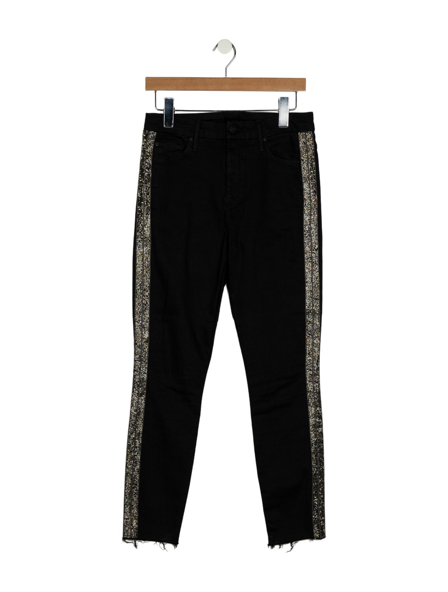 Mother Mid-Rise Skinny Leg Jeans