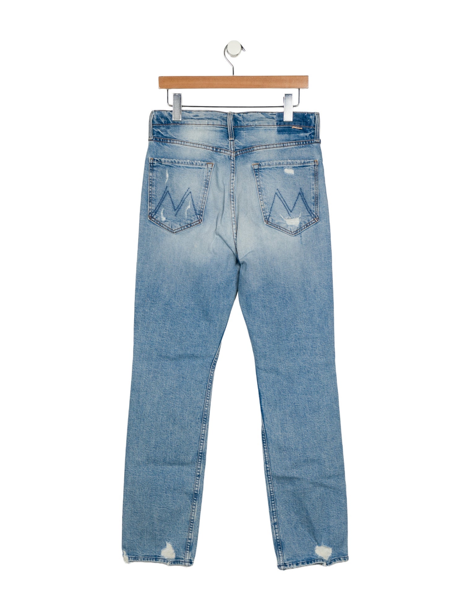 Mother High-Rise Straight Leg Jeans