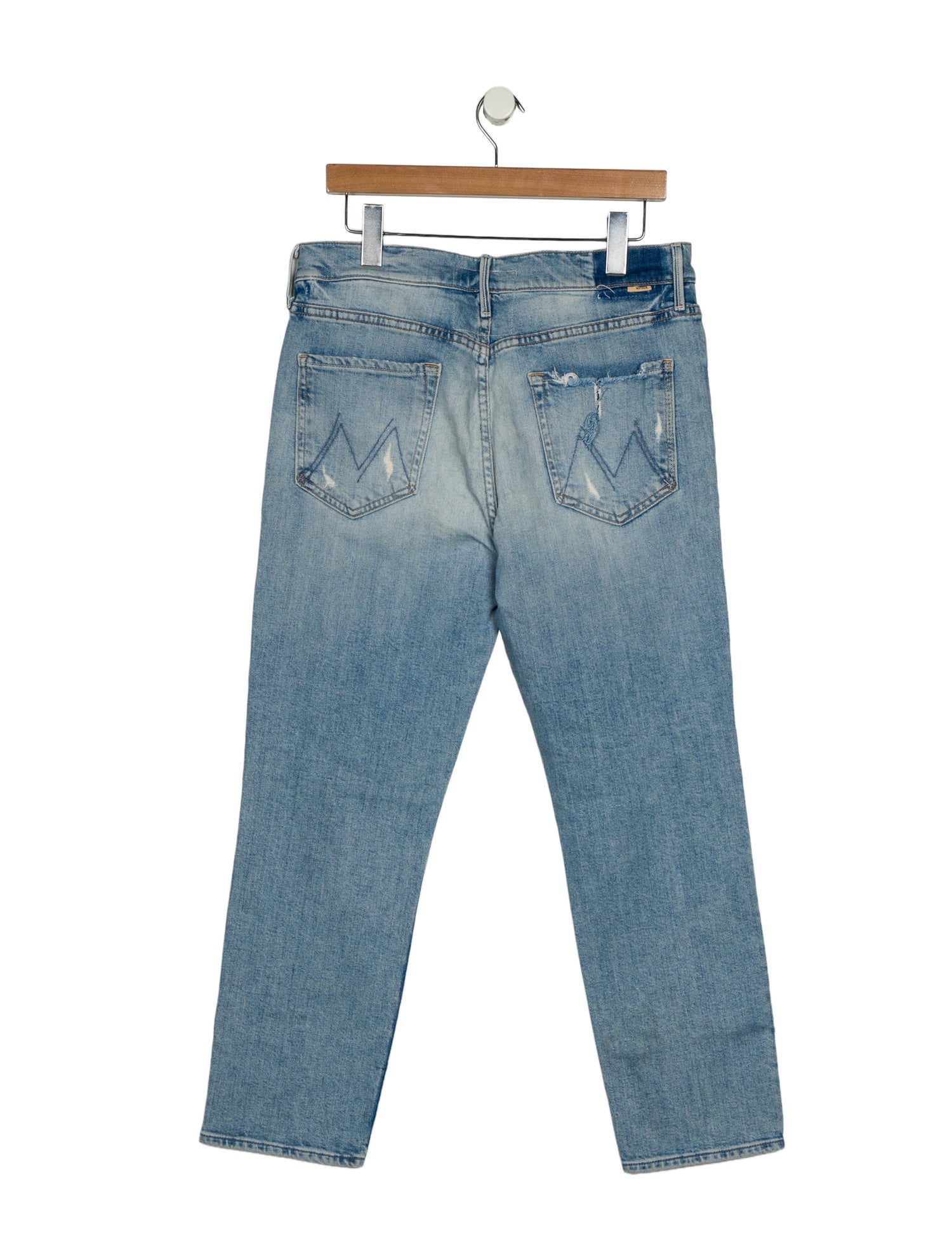 Mother High-Rise Straight Leg Jeans
