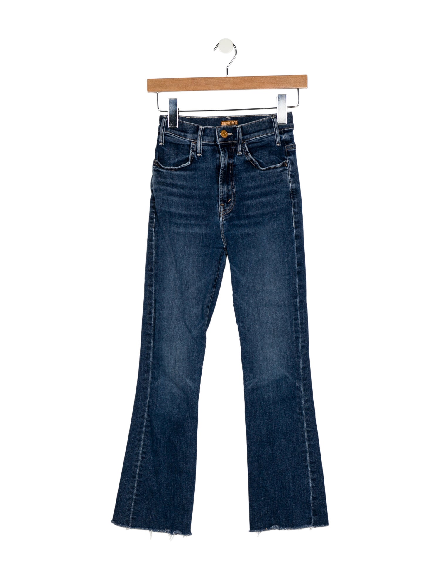 Mother Mid-Rise Straight Leg Jeans