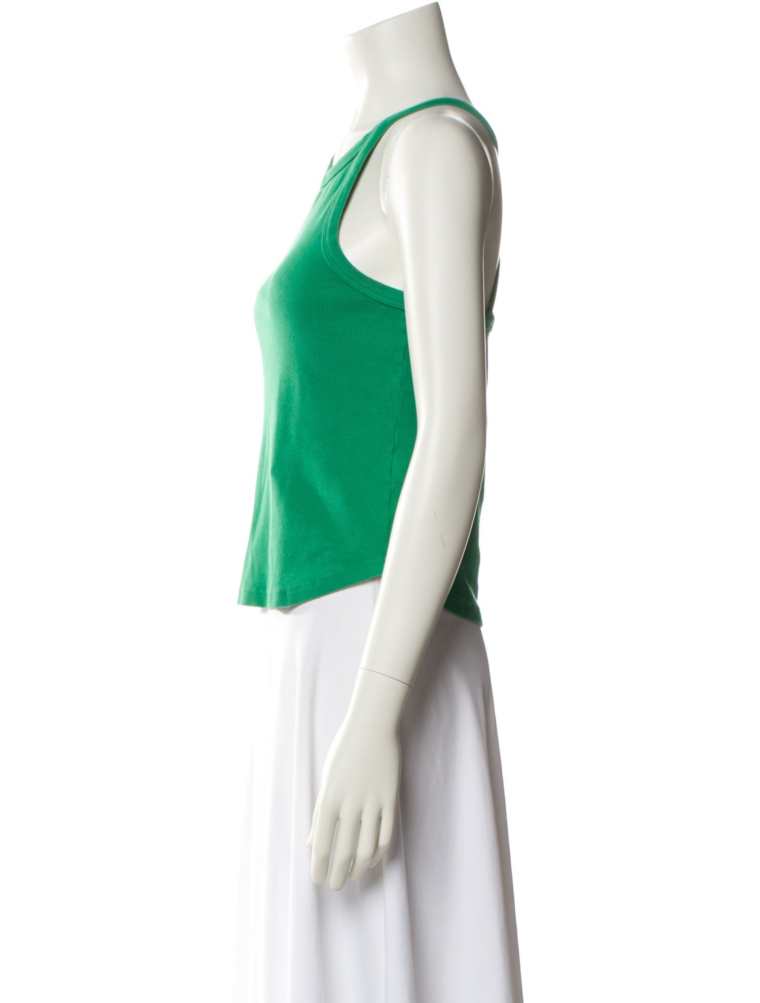 Mother Scoop Neck Sleeveless Crop Top