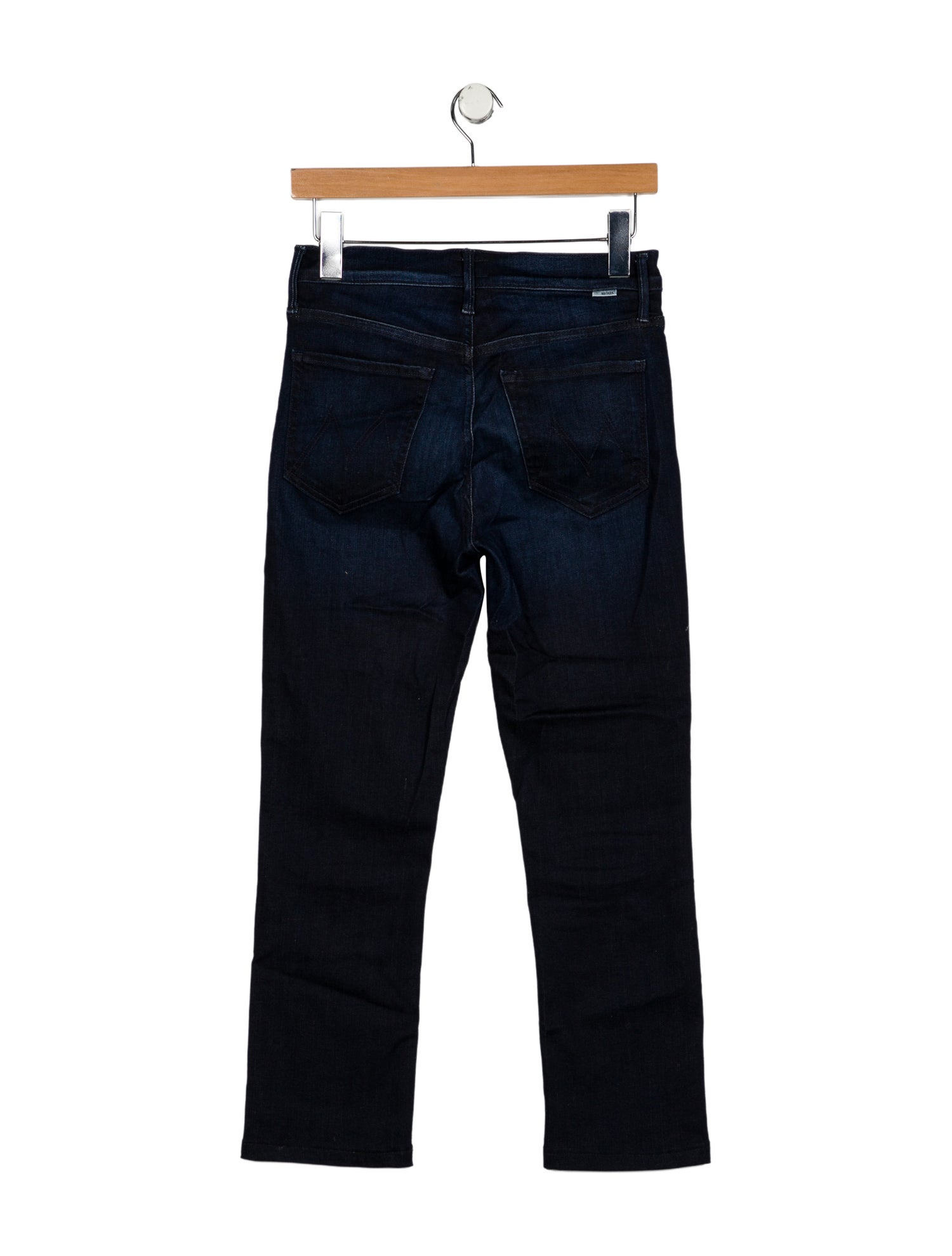 Mother Mid-Rise Straight Leg Jeans