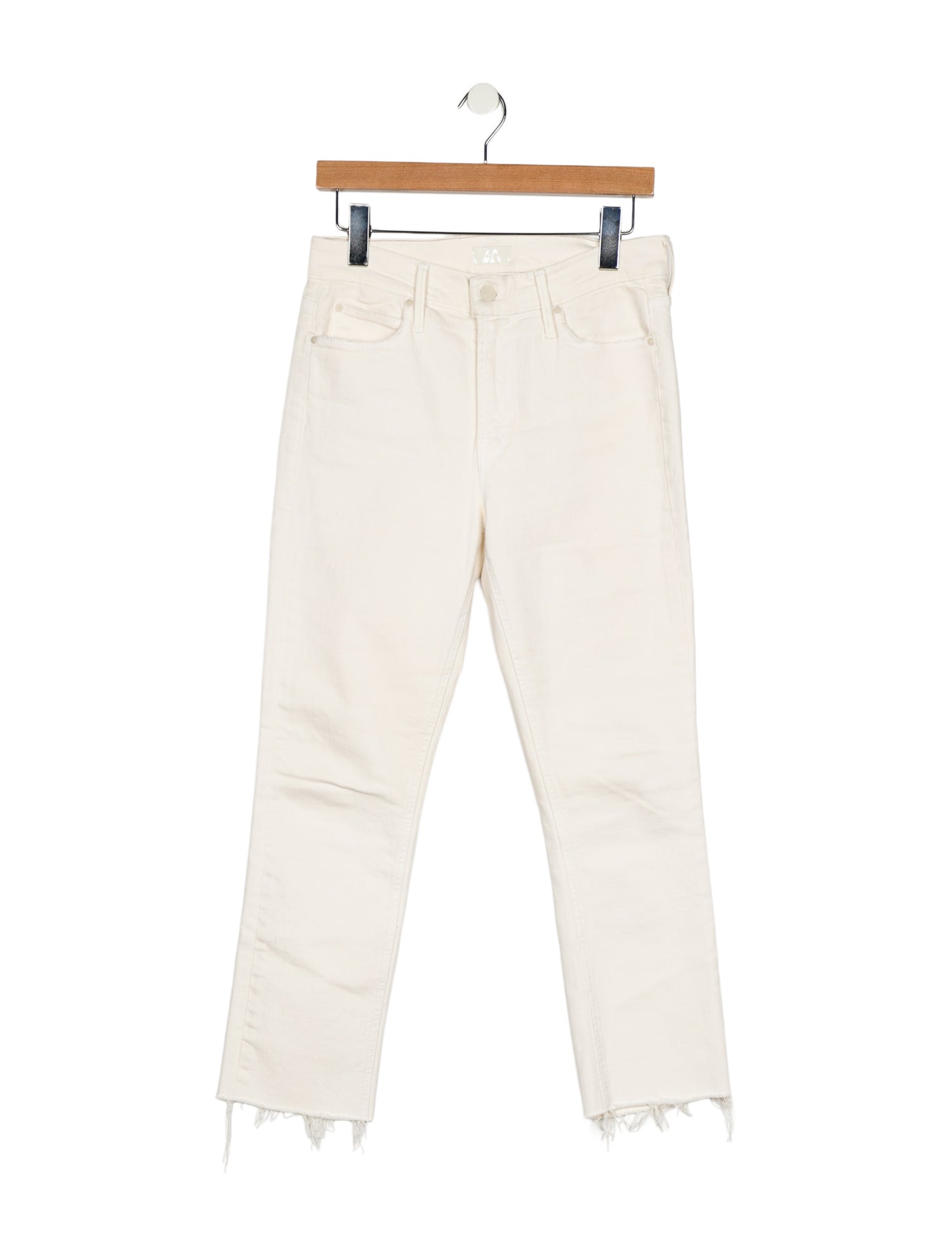 Mother Mid-Rise Straight Leg Jeans