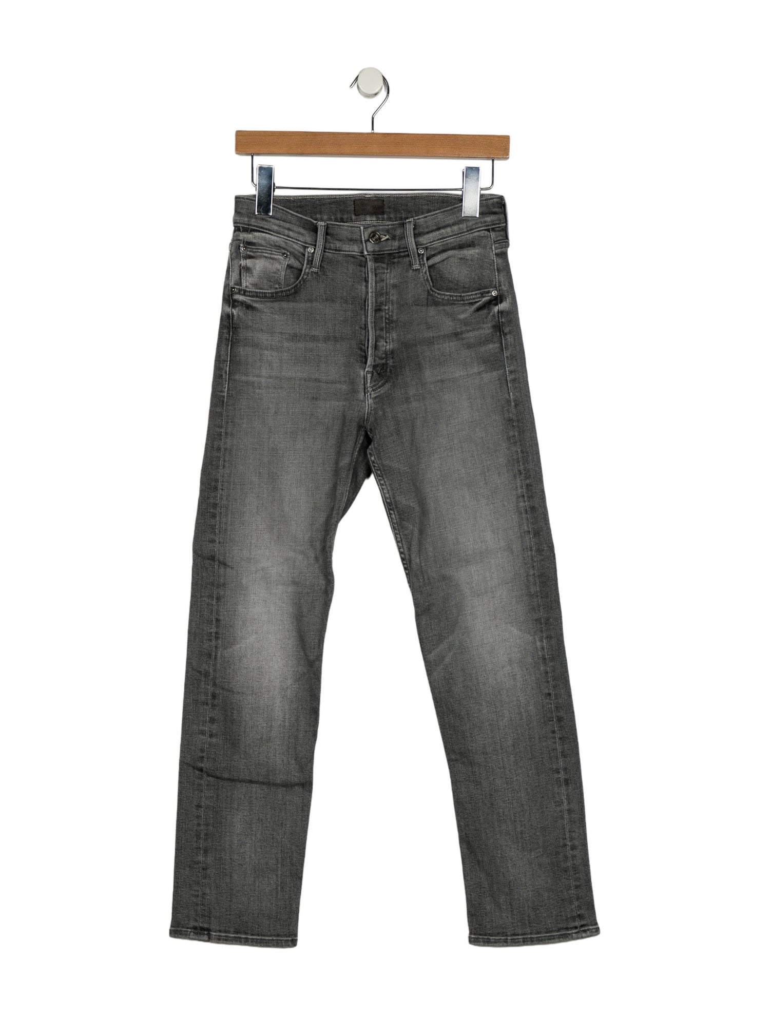 Mother Mid-Rise Straight Leg Jeans