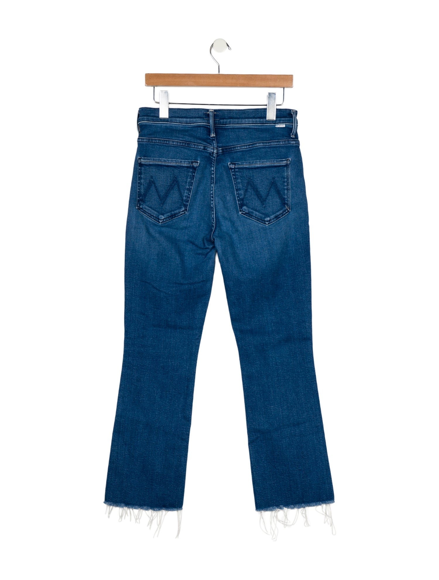 Mother Mid-Rise Straight Leg Jeans