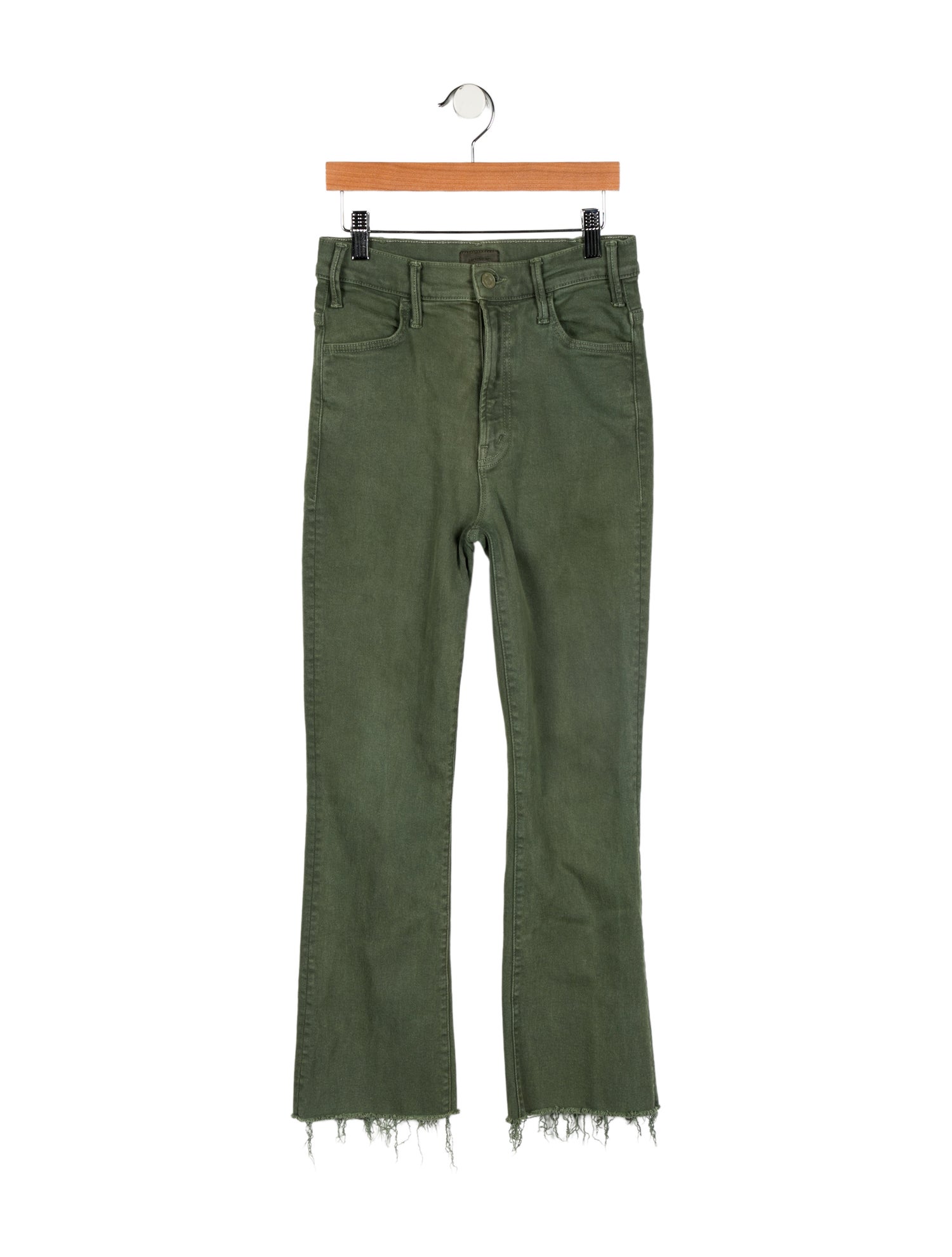 Mother Mid-Rise Straight Leg Jeans