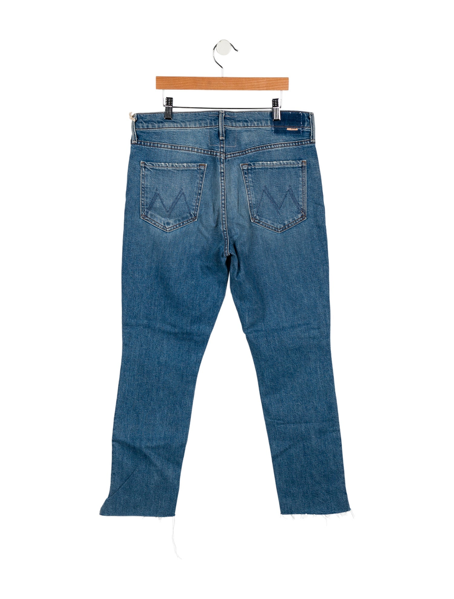 Mother Mid-Rise Straight Leg Jeans