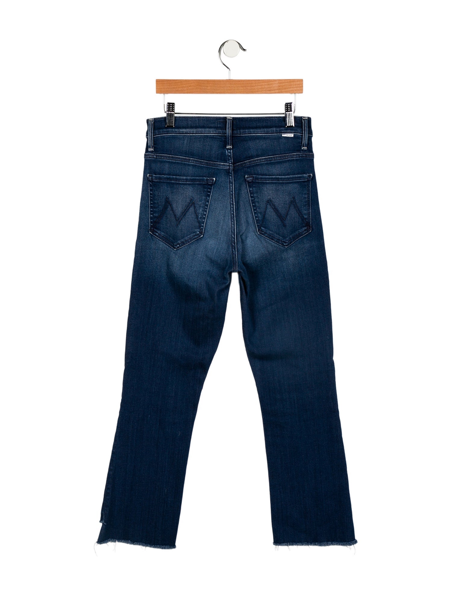 Mother Mid-Rise Straight Leg Jeans