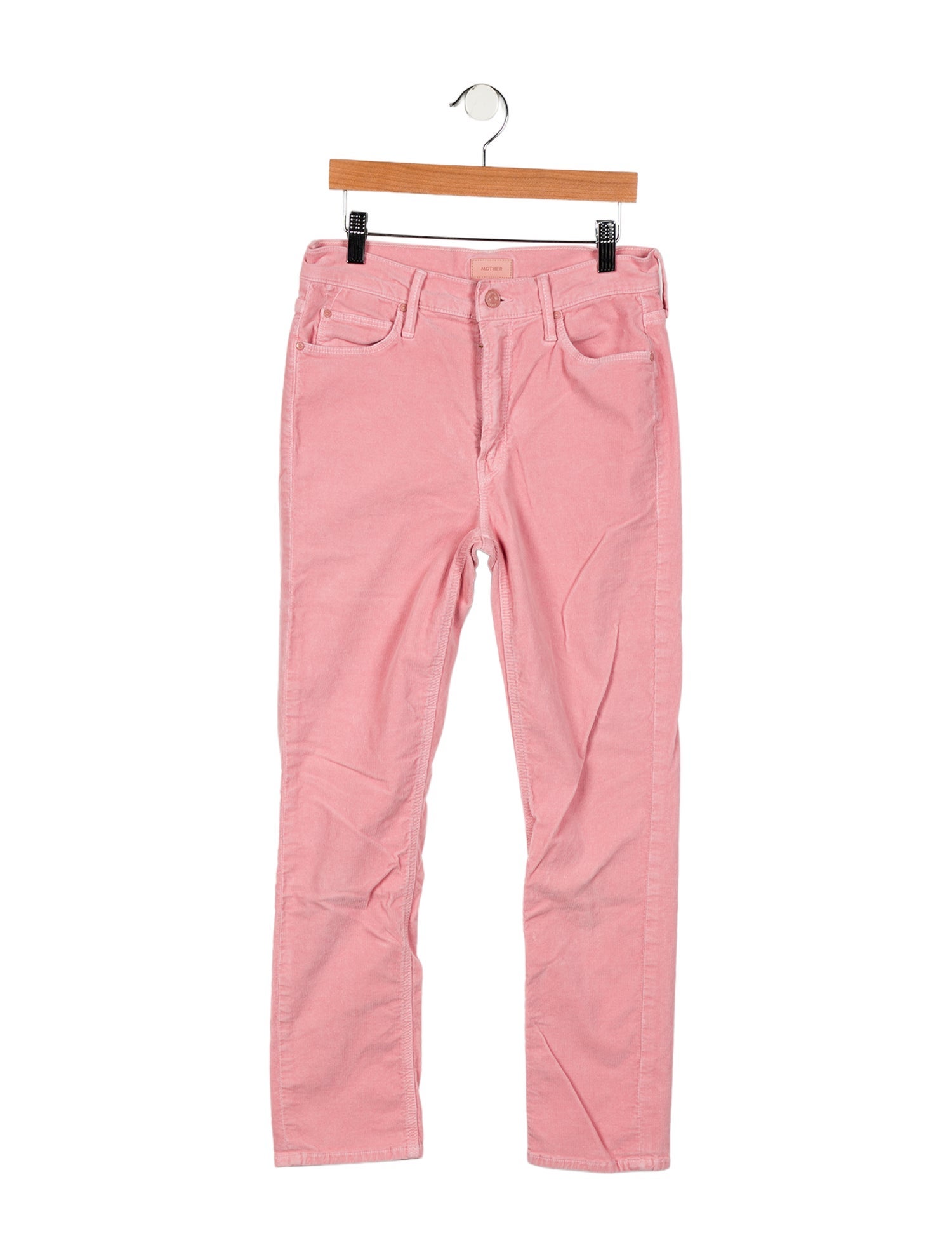 Mother Mid-Rise Straight Leg Jeans