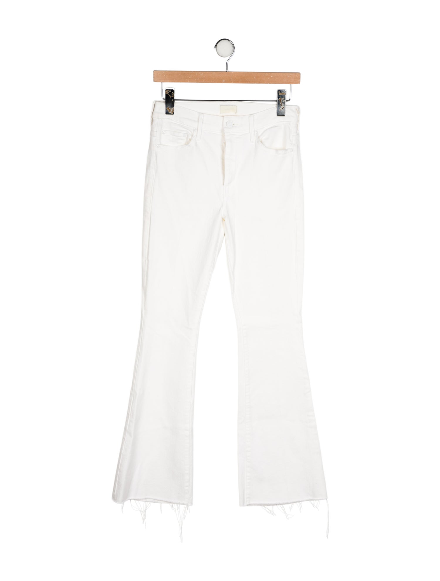 Mother Mid-Rise Wide Leg Jeans