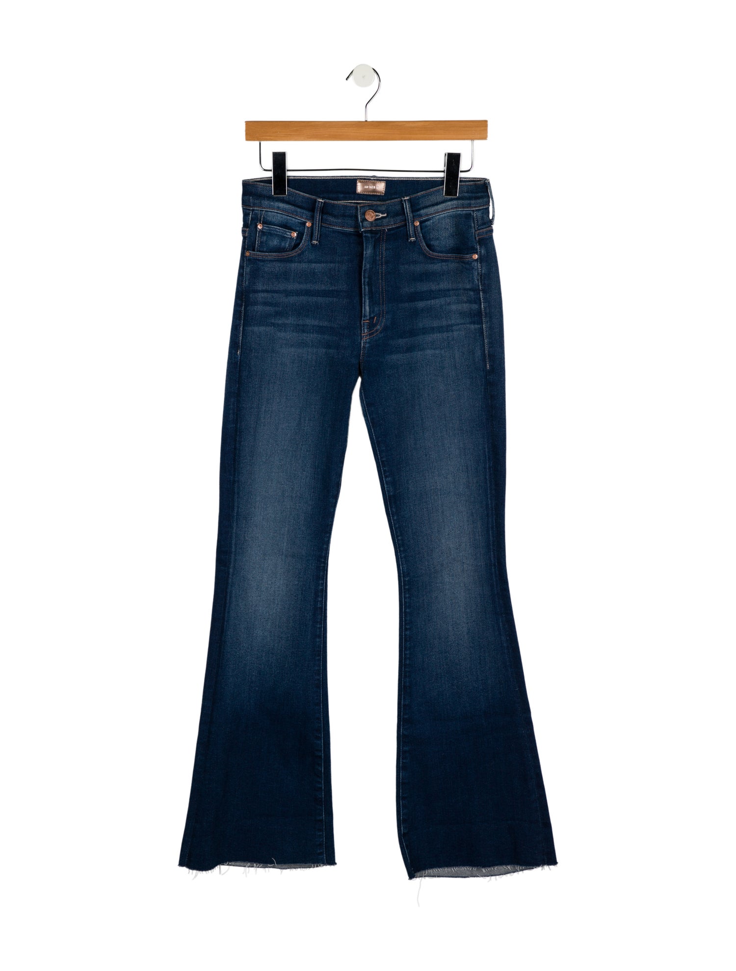 Mother Mid-Rise Wide Leg Jeans