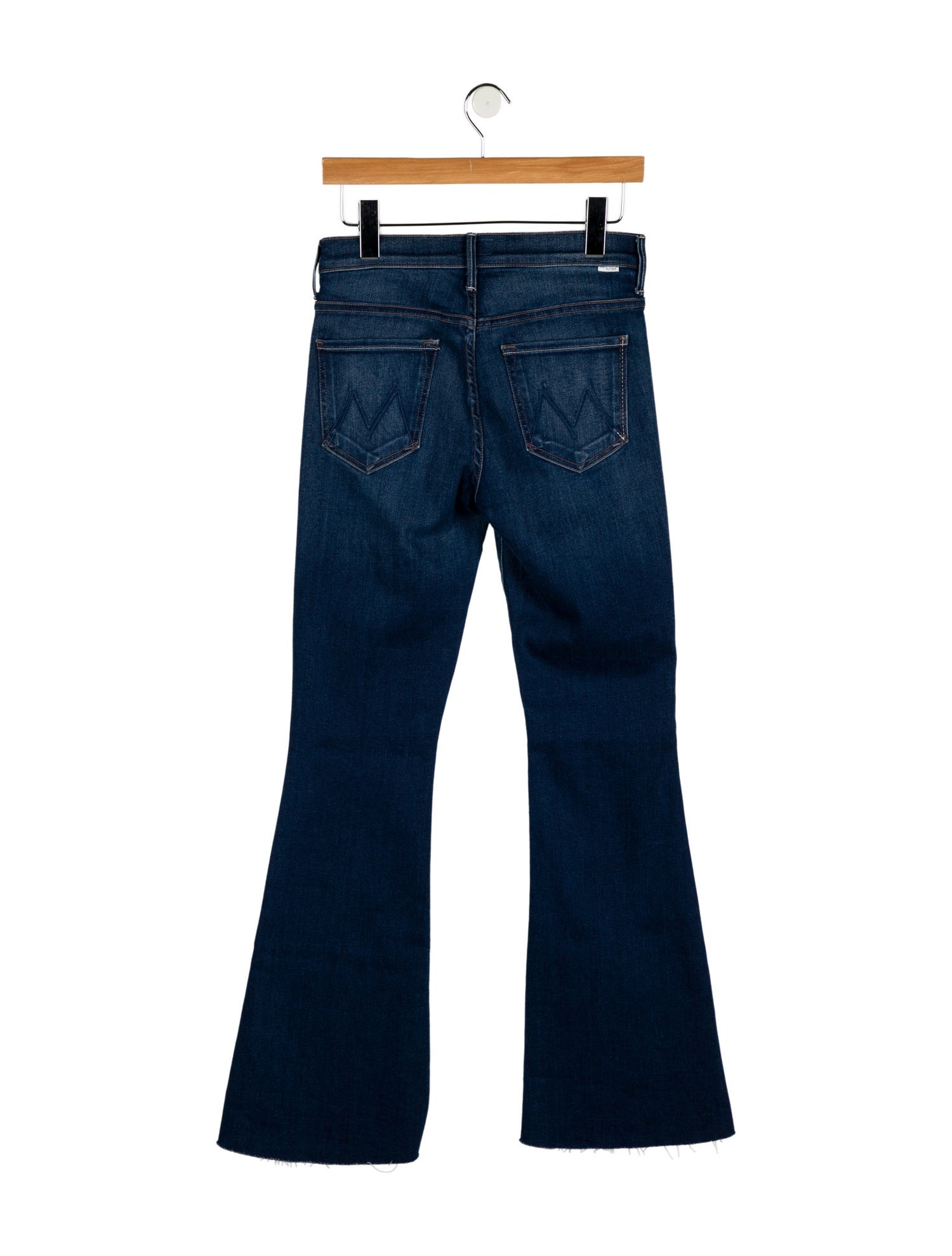 Mother Mid-Rise Wide Leg Jeans