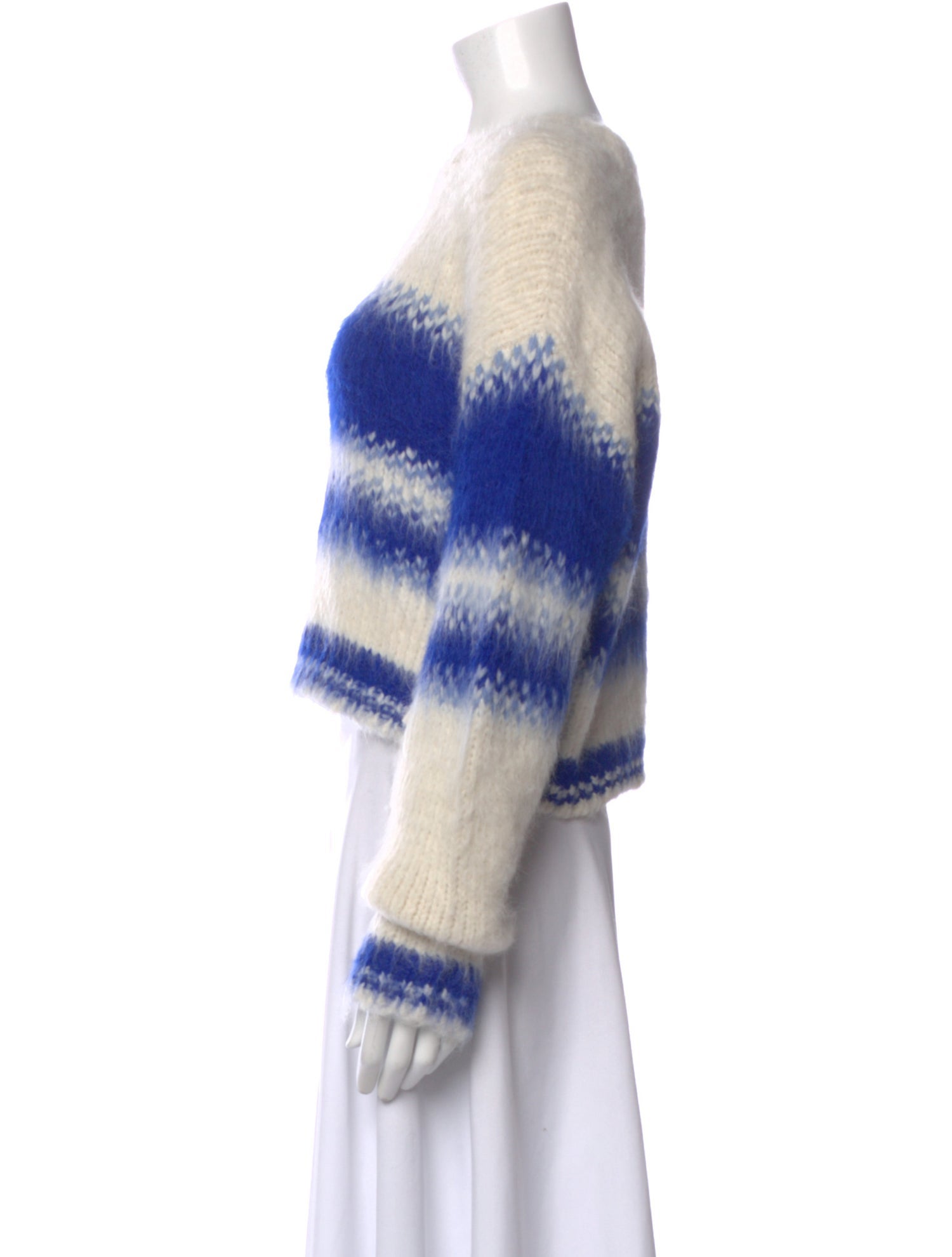 Mother Alpaca Striped Sweater