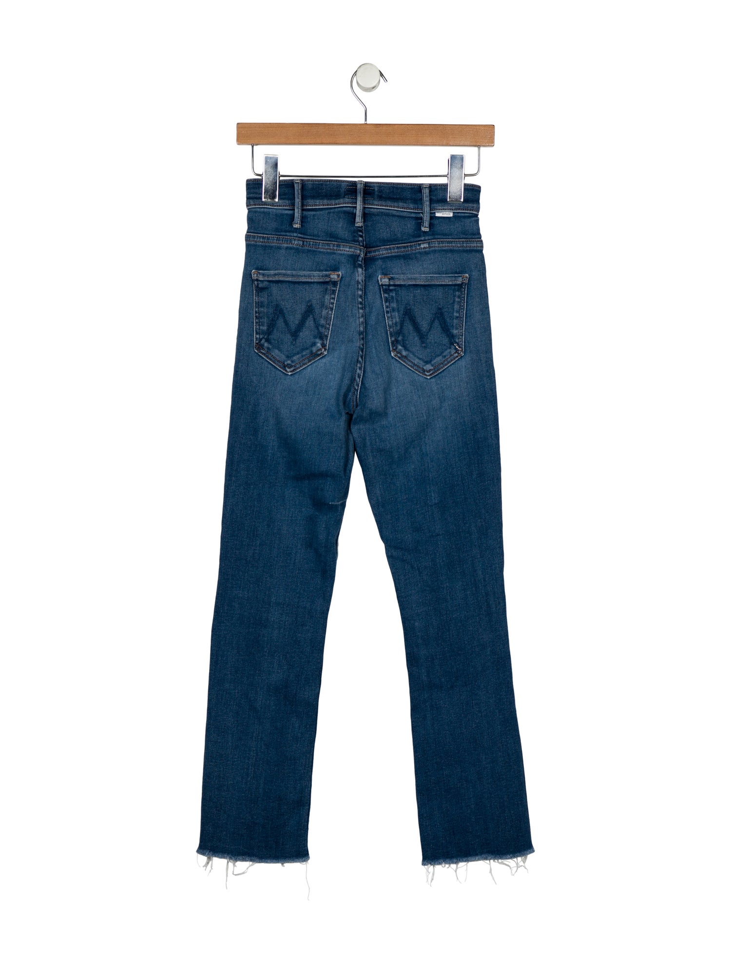 Mother Mid-Rise Straight Leg Jeans