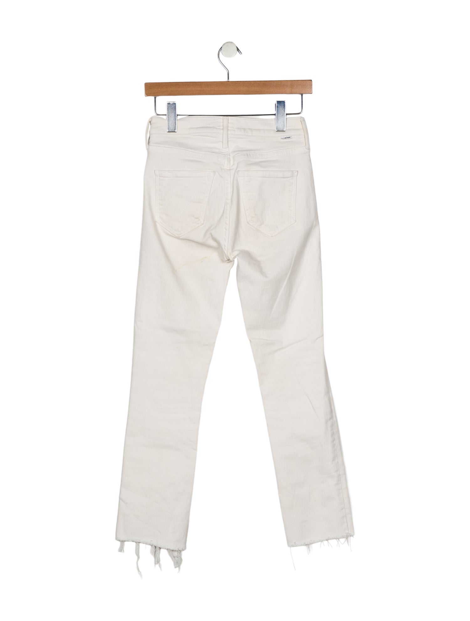 Mother Mid-Rise Straight Leg Jeans